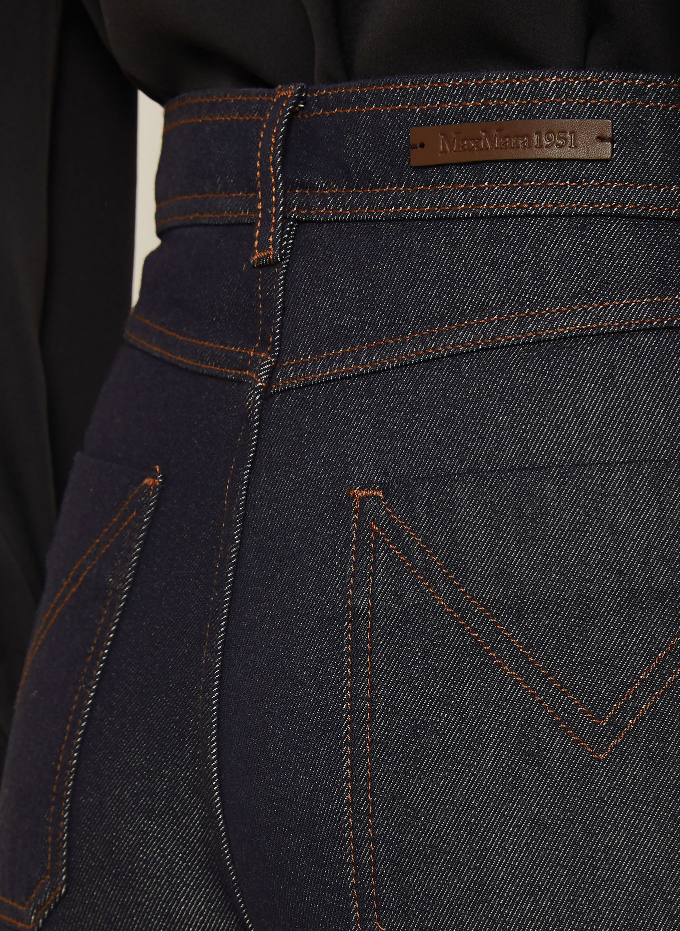 Max Mara Straight Jeans ABBONO: 001 MIDNIGHTBLUE