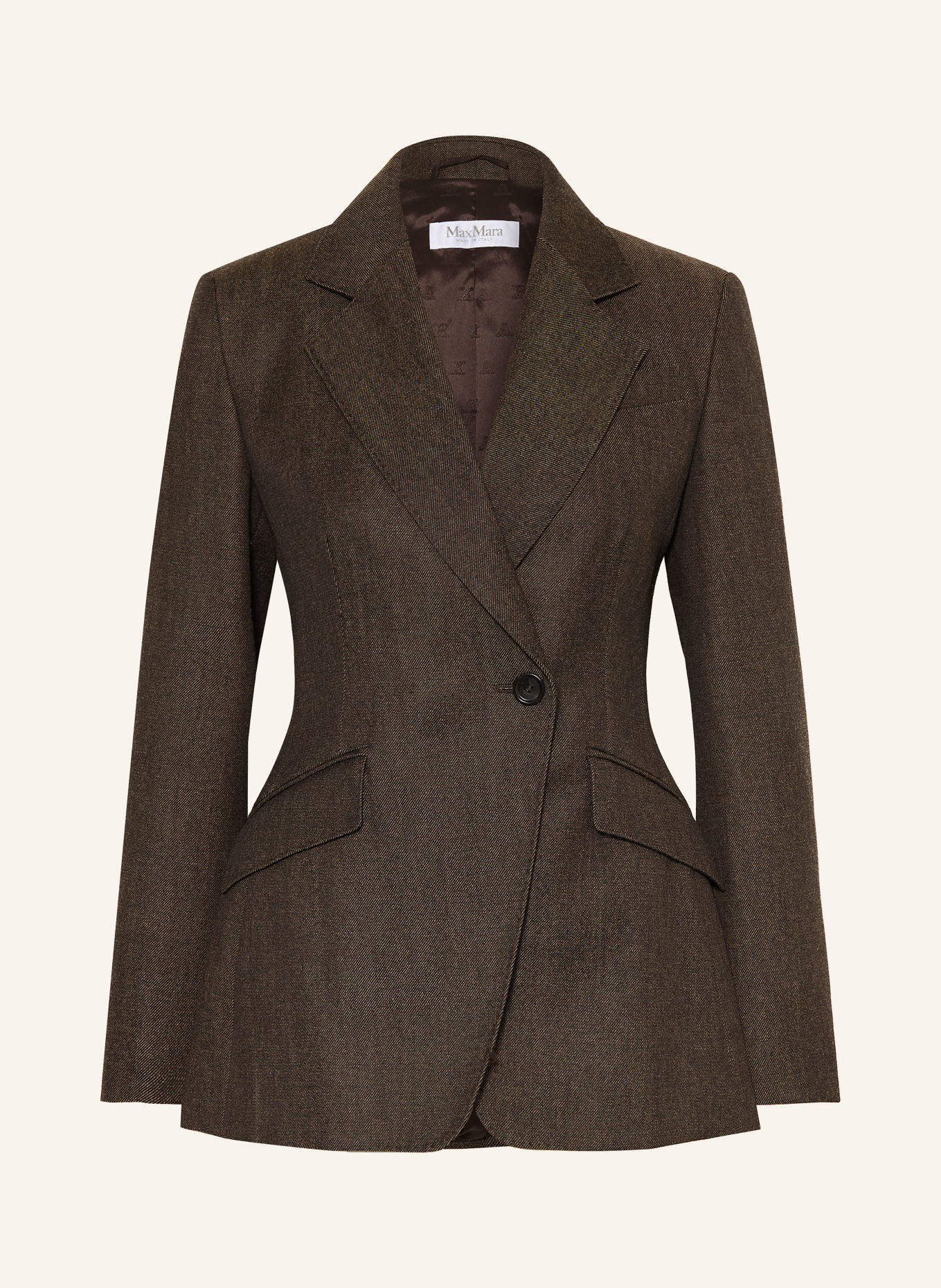 Max Mara Blazer NEUTRO: ZWART / BRUIN