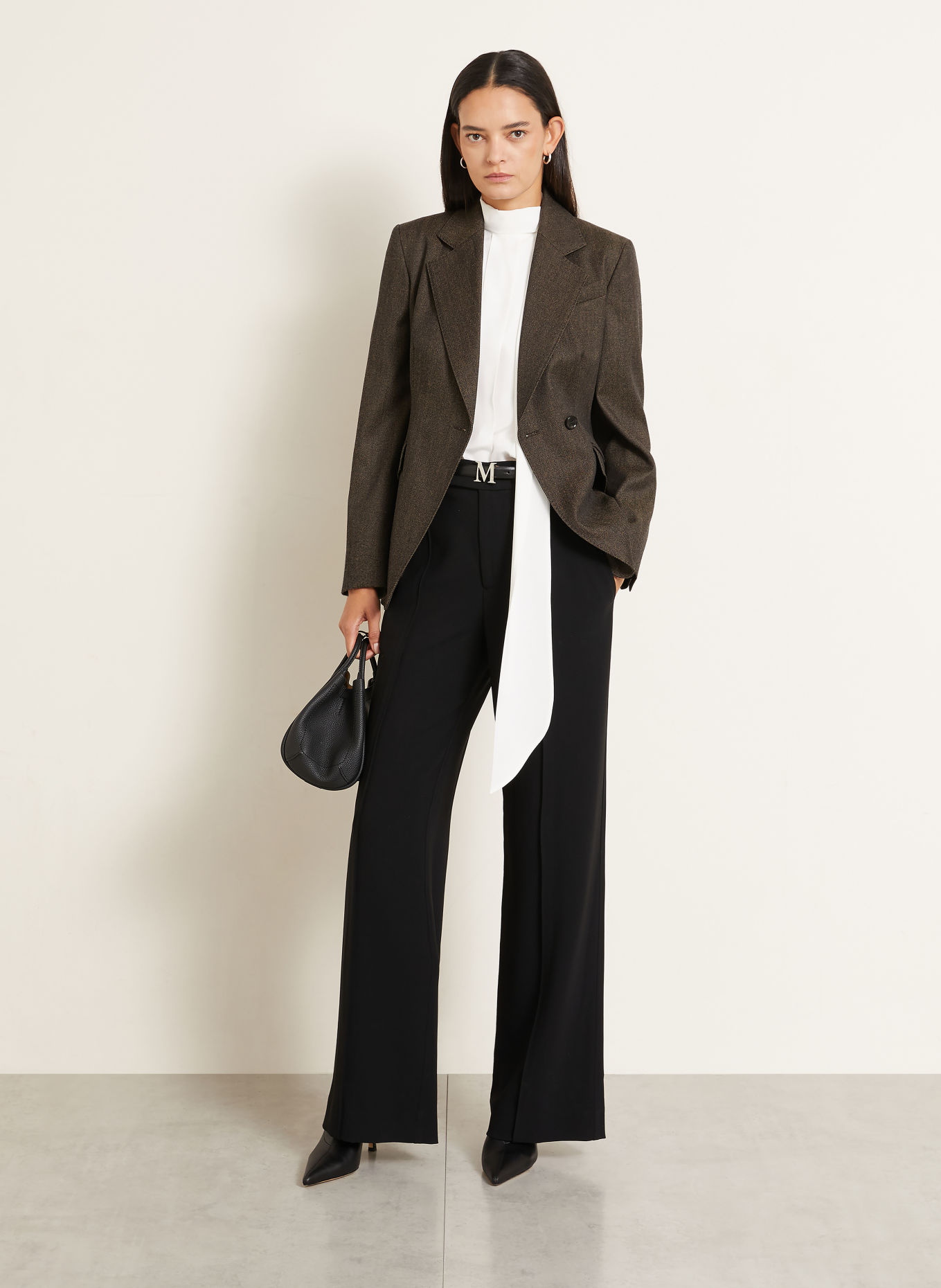 Max Mara Blazer NEUTRO: ZWART / BRUIN