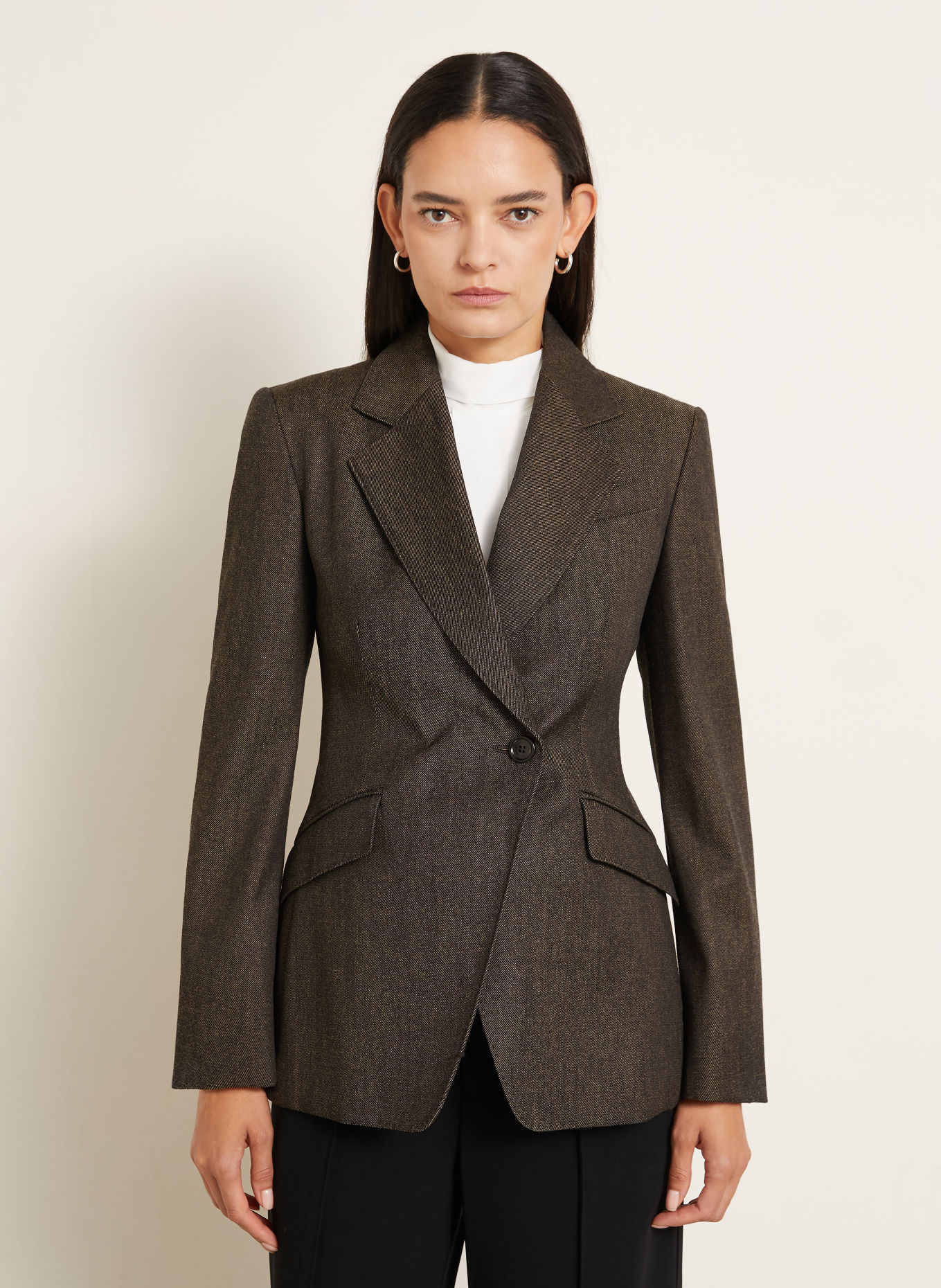 Max Mara Blazer NEUTRO: ZWART / BRUIN