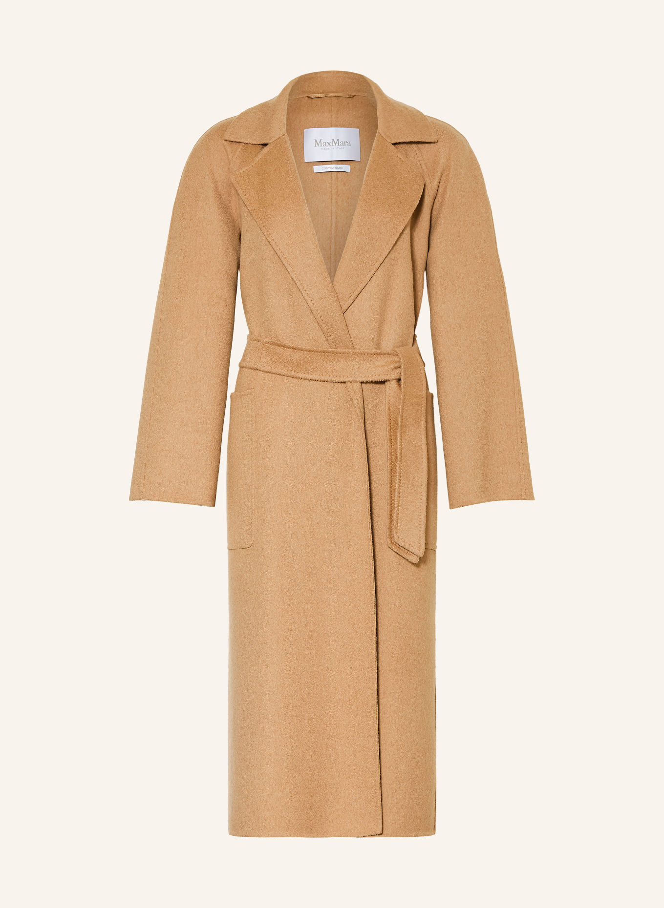 Max Mara Płaszcz z wełny wielbłądziej READY: CAMELOWY