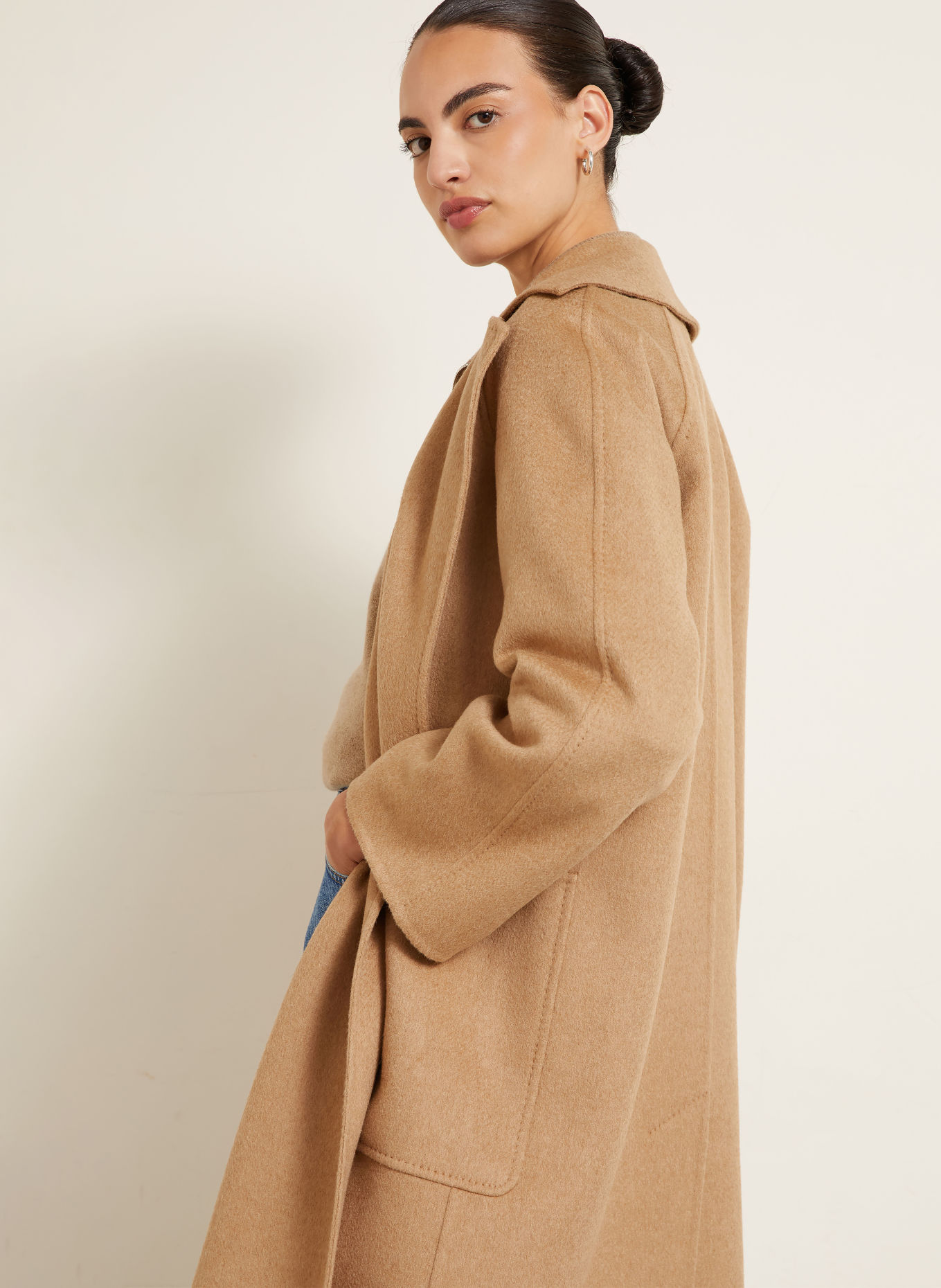 Max Mara Płaszcz z wełny wielbłądziej READY: CAMELOWY