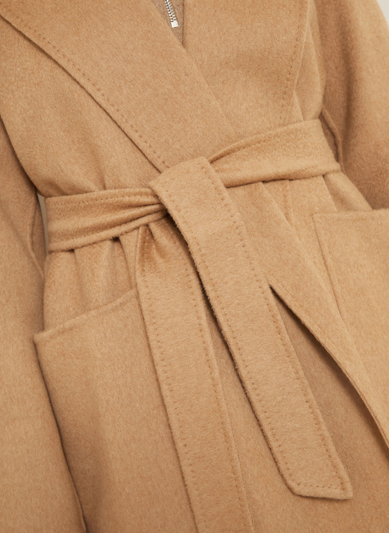 Max Mara Płaszcz z wełny wielbłądziej READY: CAMELOWY