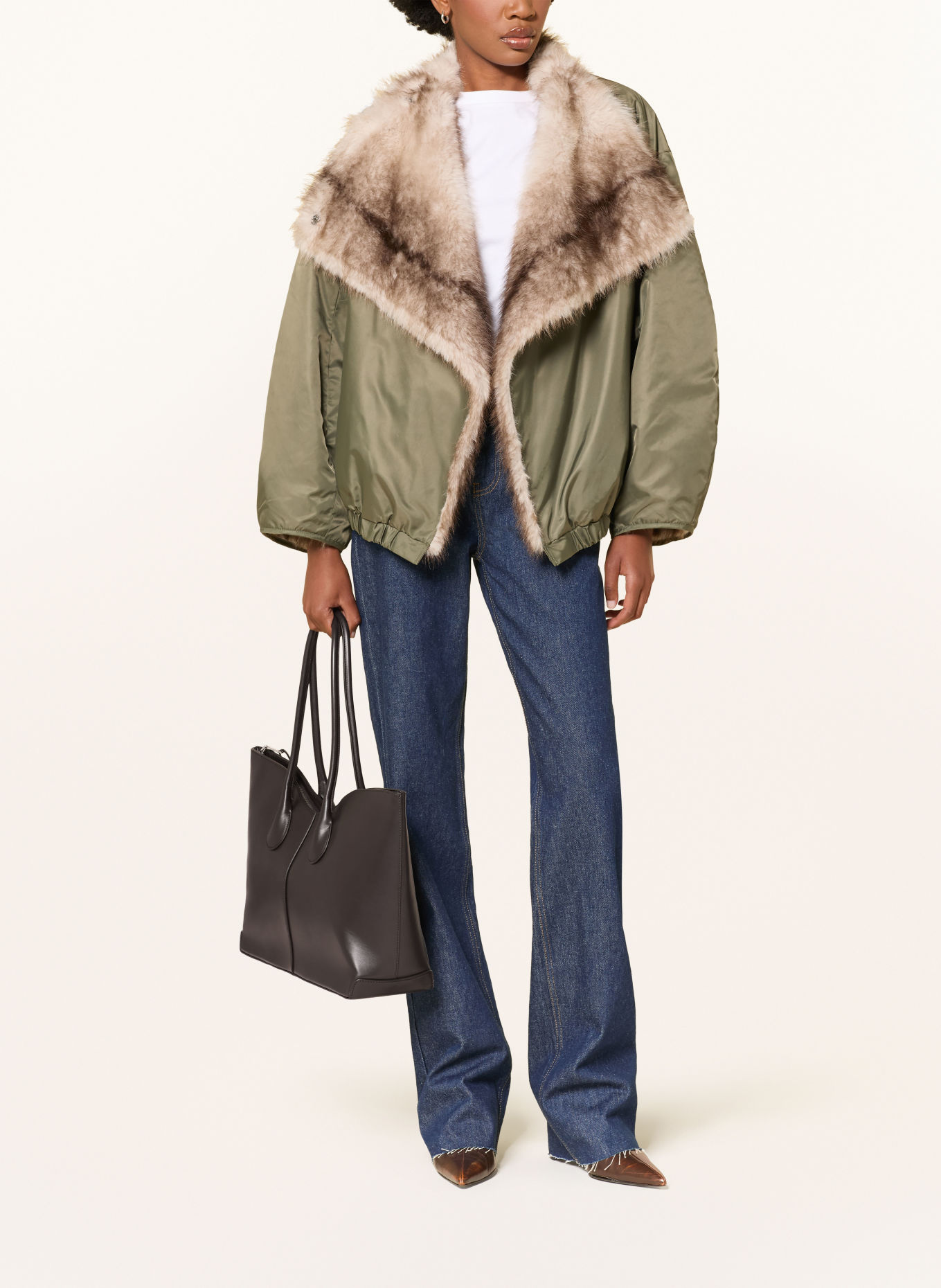 Flattered GAIA Shoppers: DARK BROWN