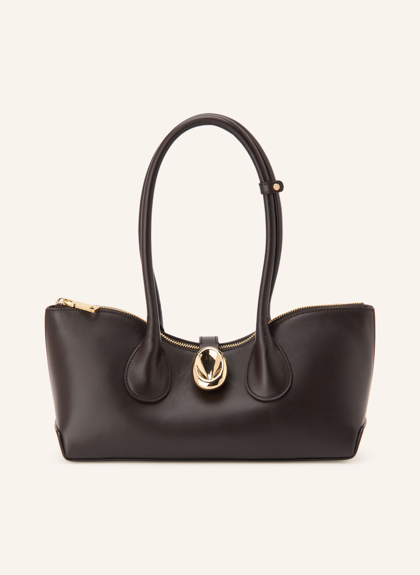 Flattered GAIA Shoulder Bag: DARK BROWN