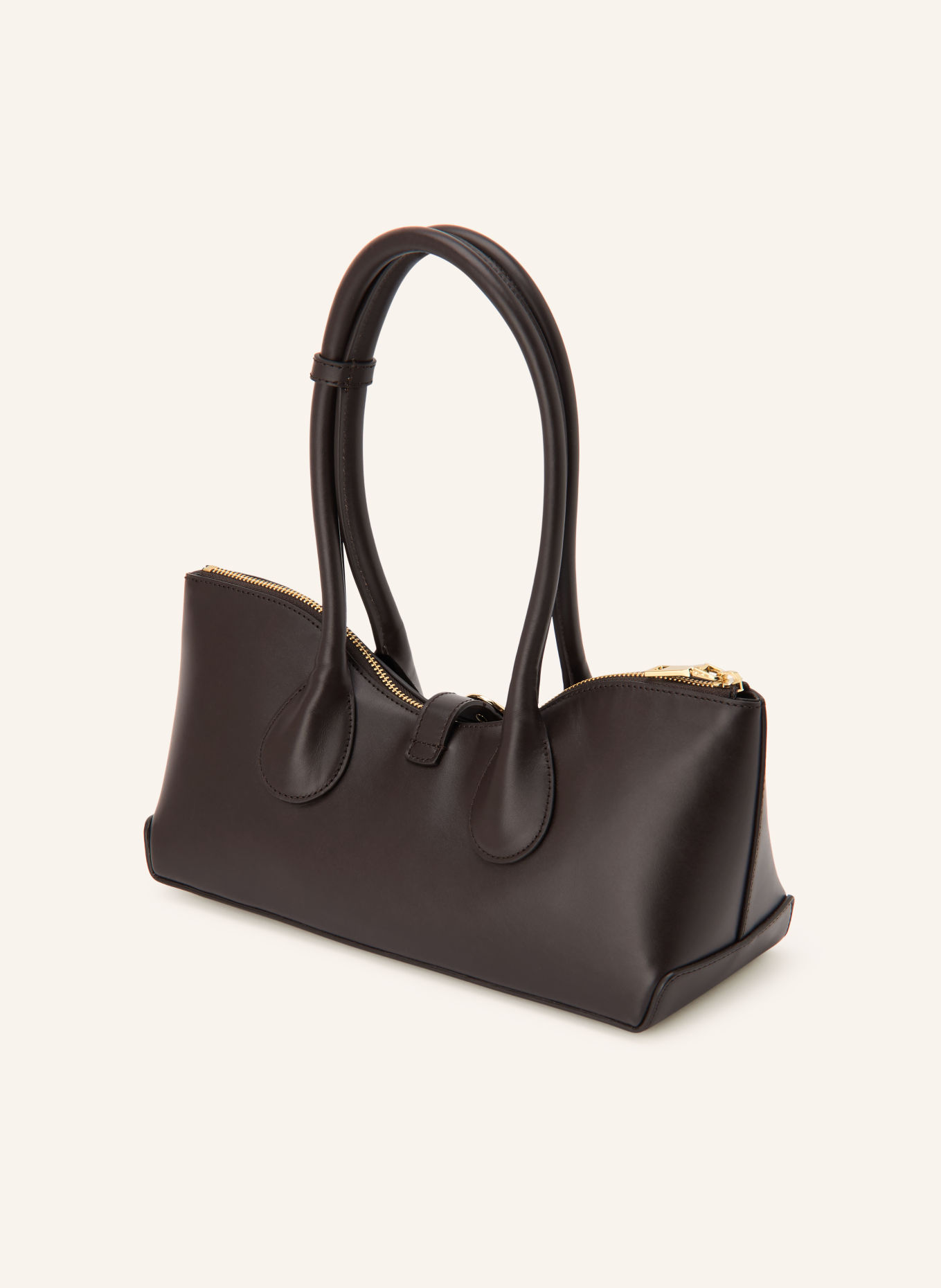 Flattered GAIA Shoulder Bag: DARK BROWN