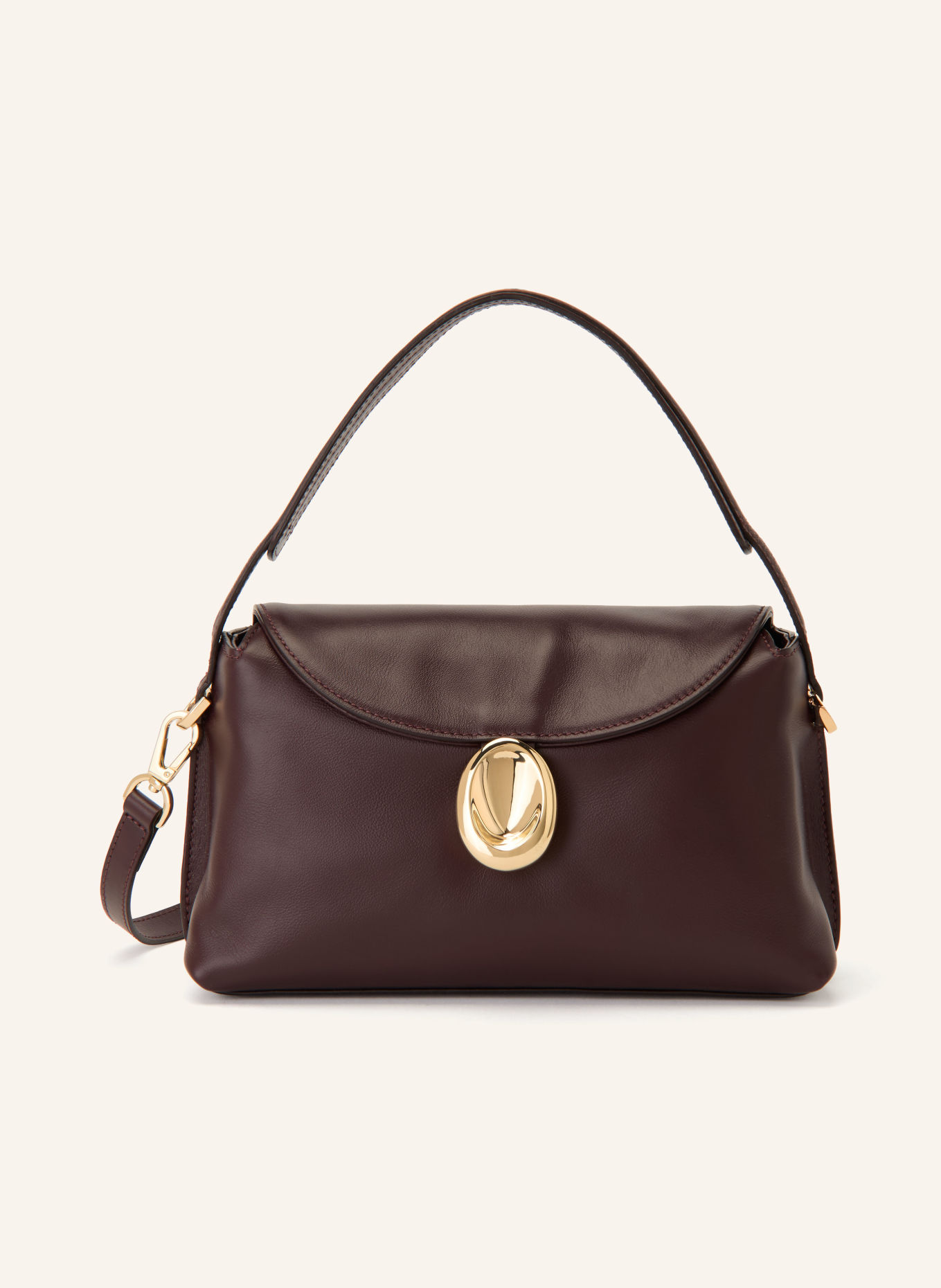 Flattered GAIA MINI Handbag: DARK RED