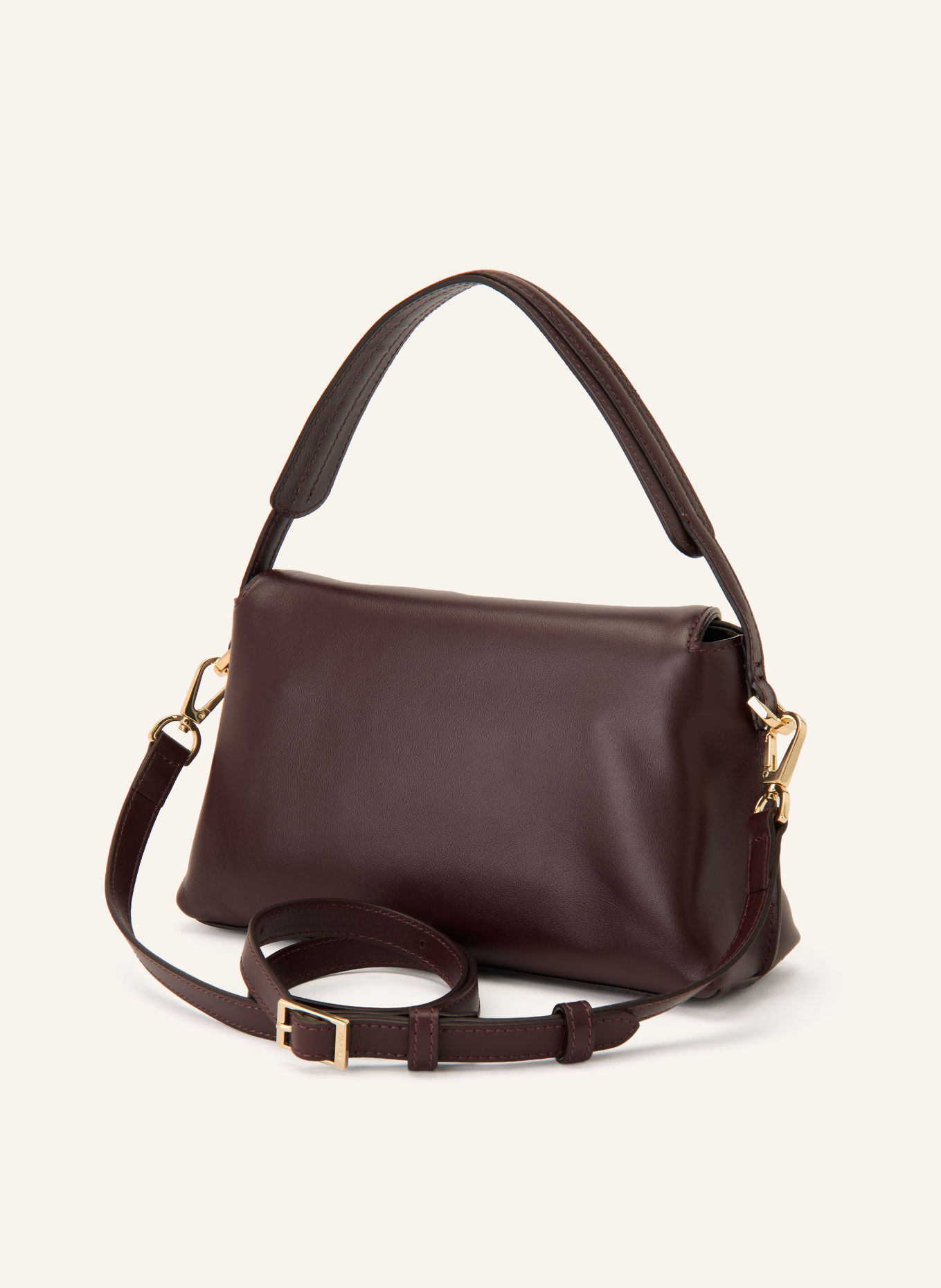Flattered GAIA MINI Handbag: DARK RED