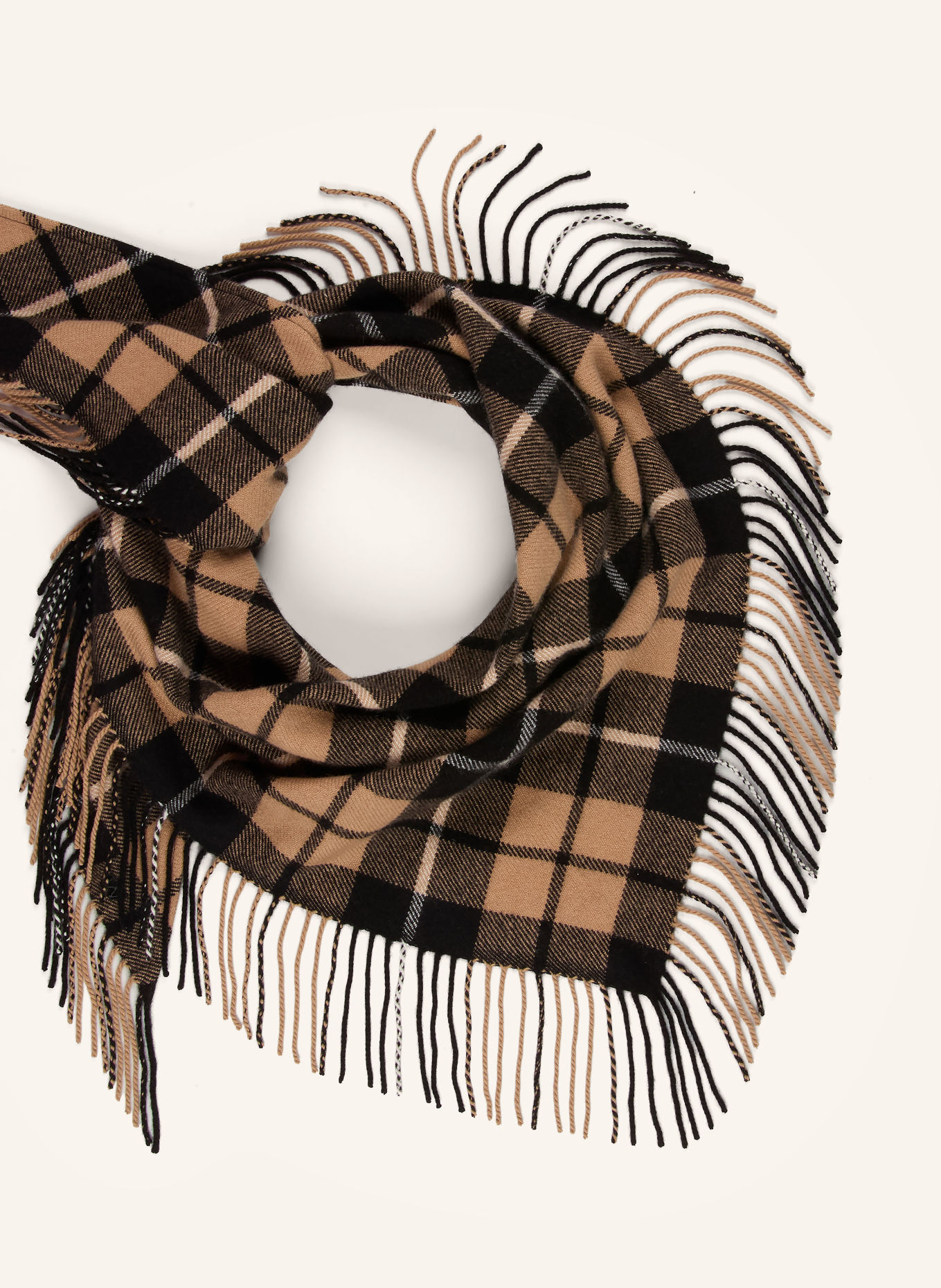 WEEKEND Max Mara Szal z kaszmiru AUMIDO: CAMELOWY / CZIEMNOSZARY / CZARNY