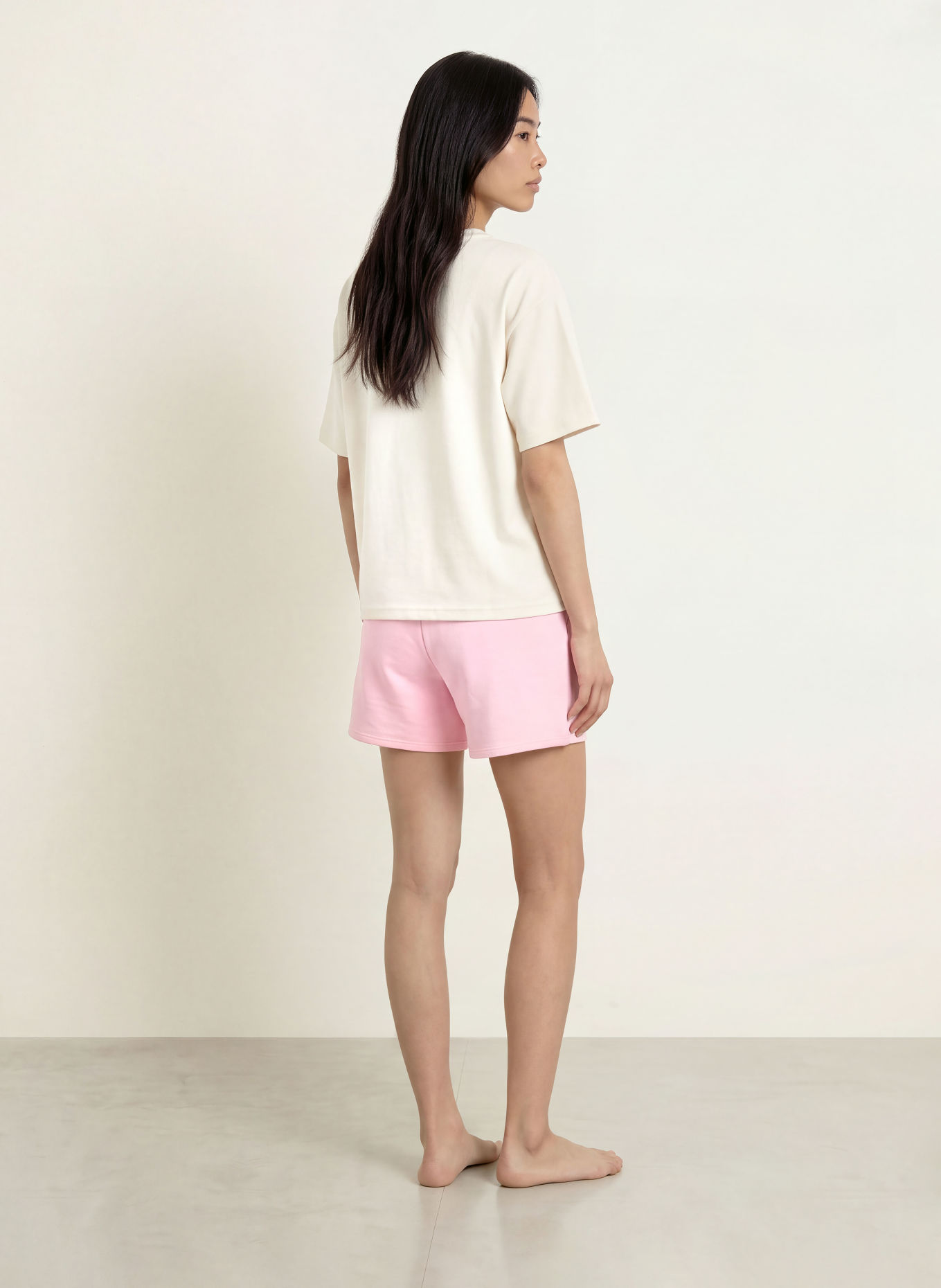 darling harbour Lounge sweat shorts: ROSE