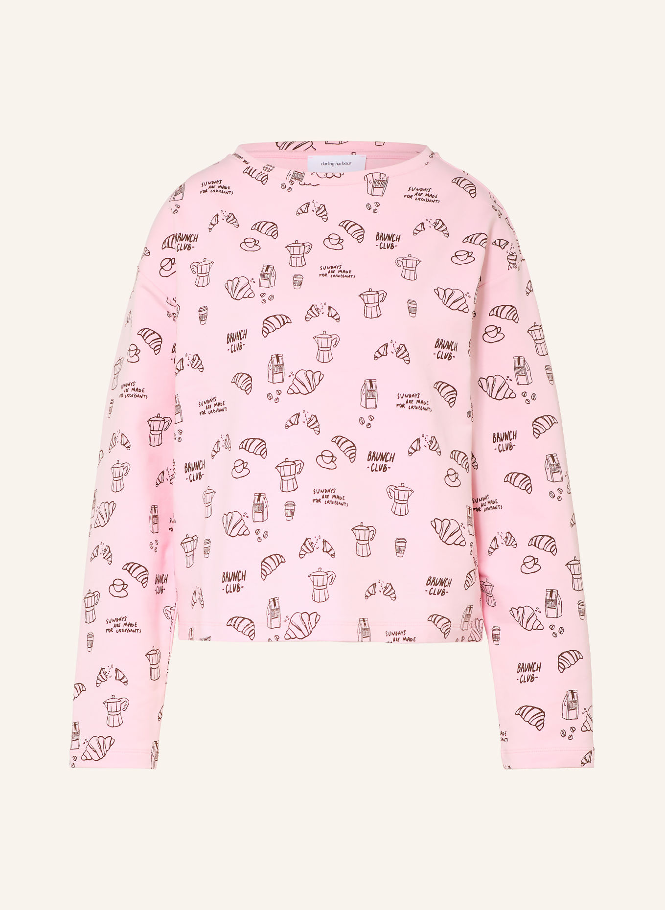 darling harbour Sweatshirt loungewear: rose AOP