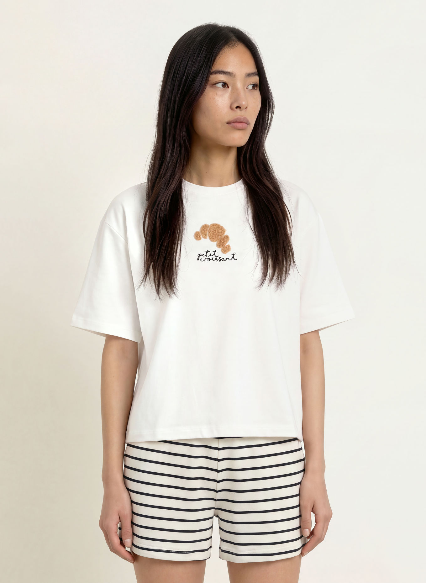 darling harbour T-shirt: OFF WHITE