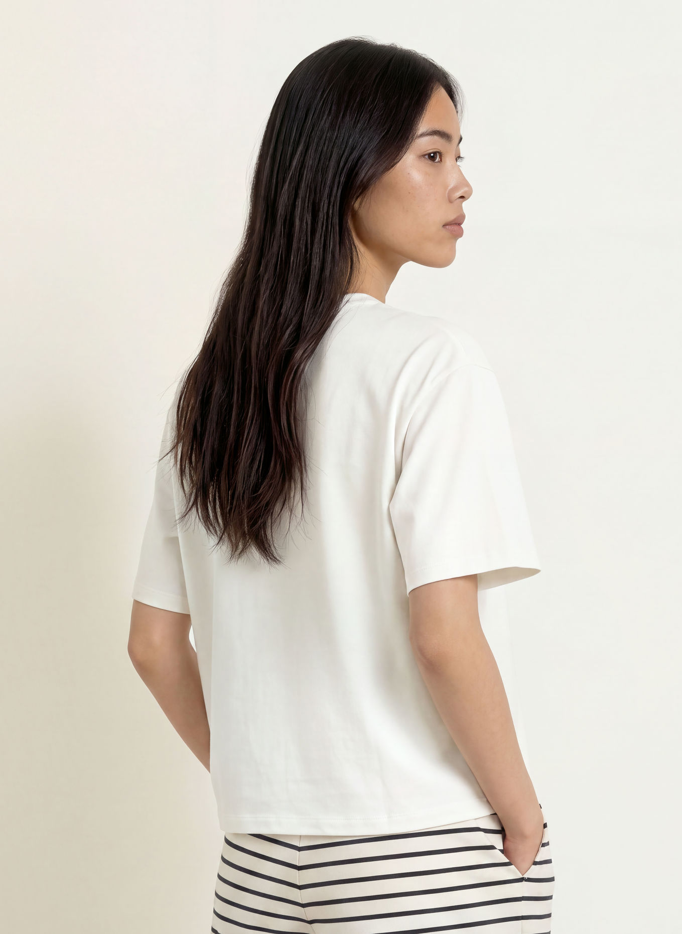 darling harbour T-shirt: OFF WHITE