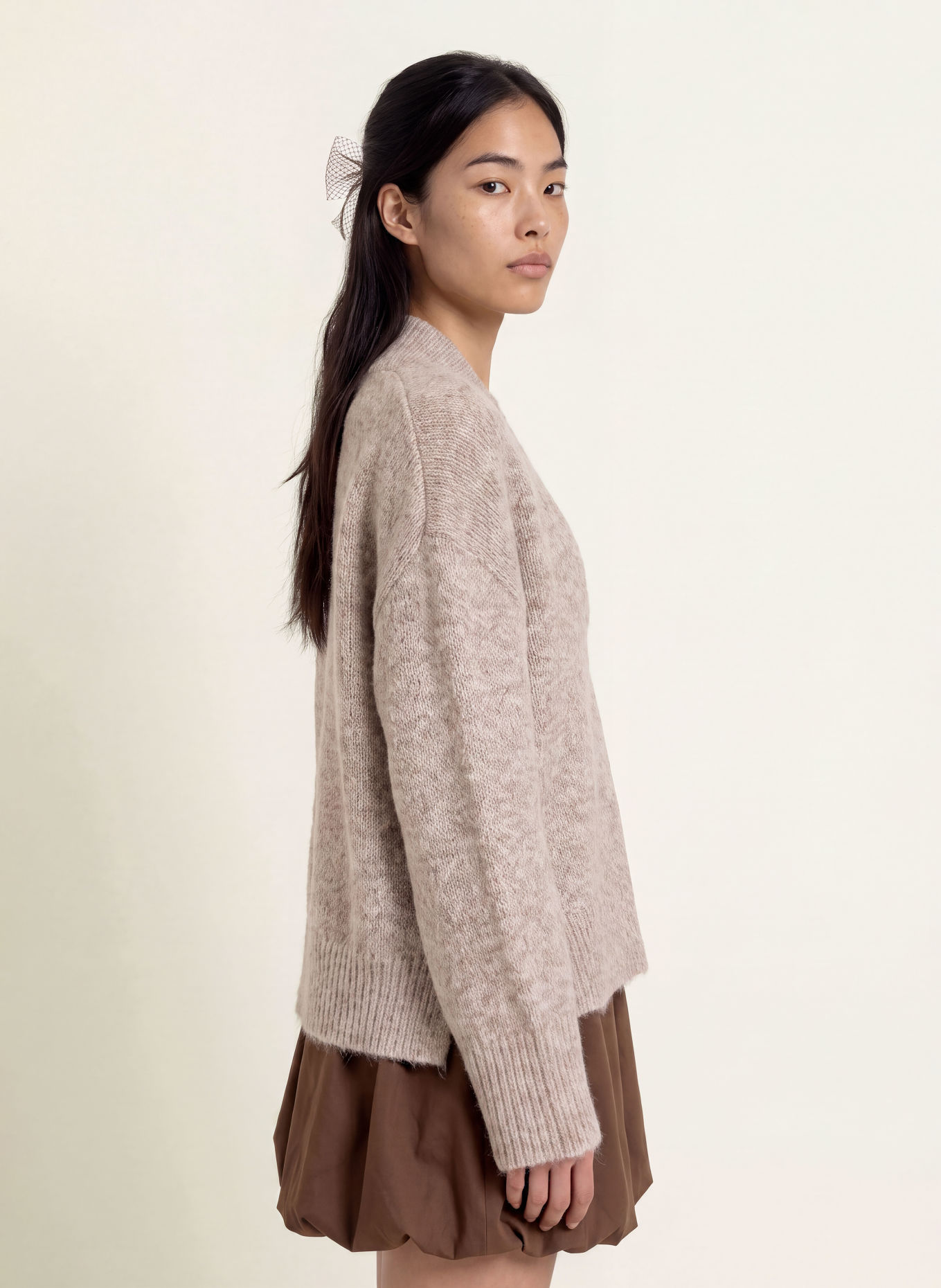 NEO NOIR Sweter MELLI: BEŻOWY