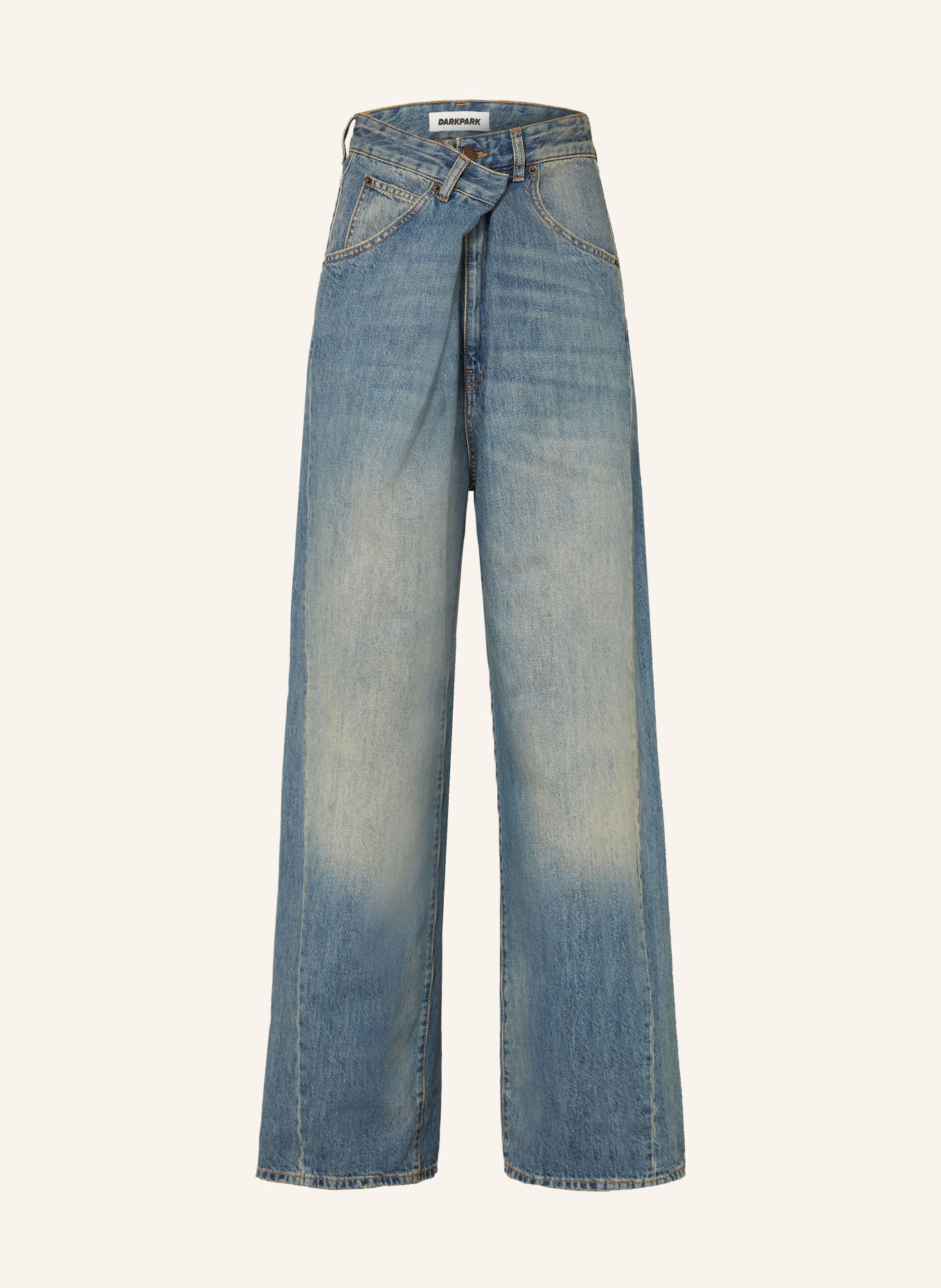 DARKPARK Wide-Leg jeans INES: W055 SAND WASH