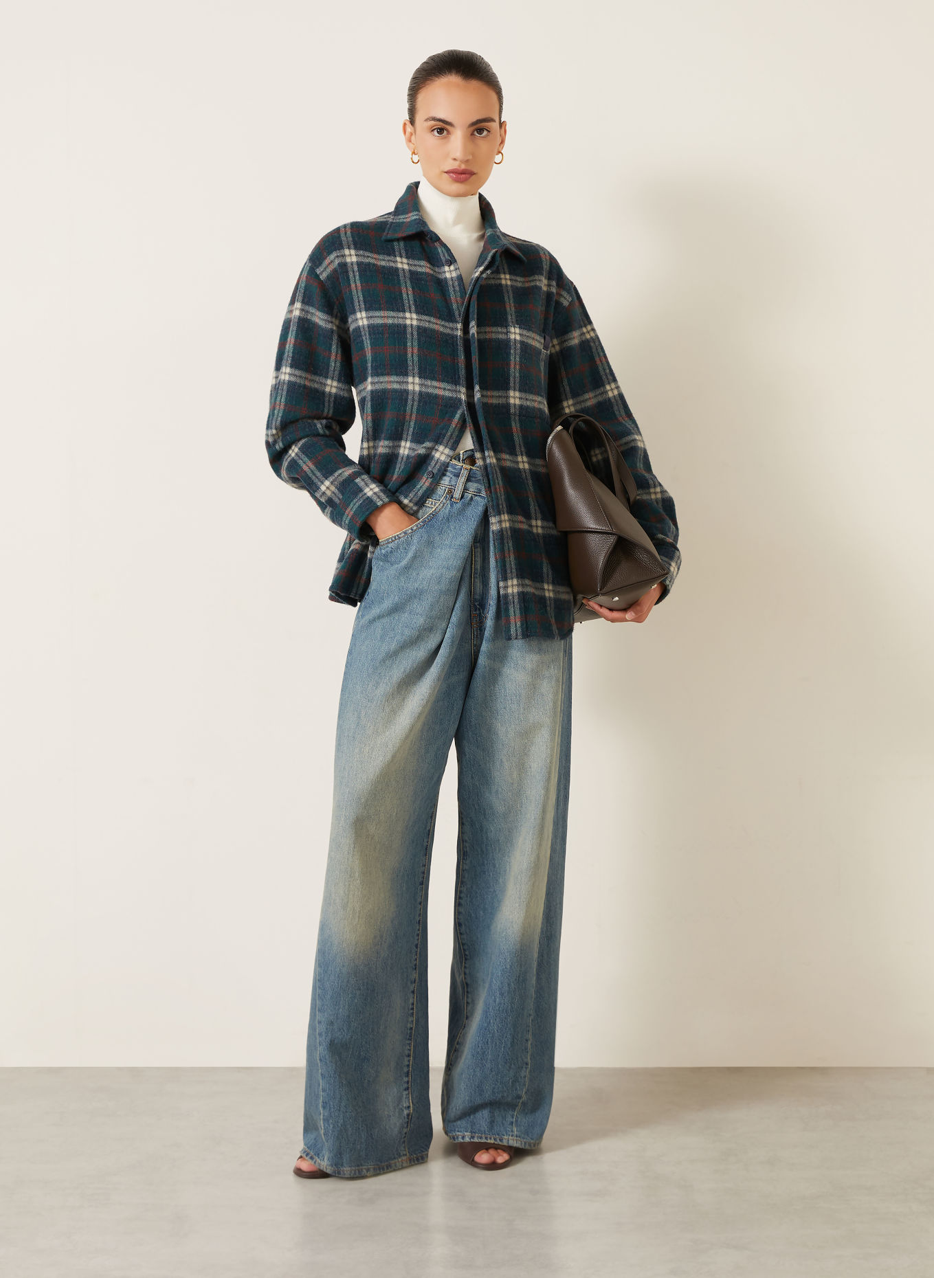 DARKPARK Wide-Leg jeans INES: W055 SAND WASH