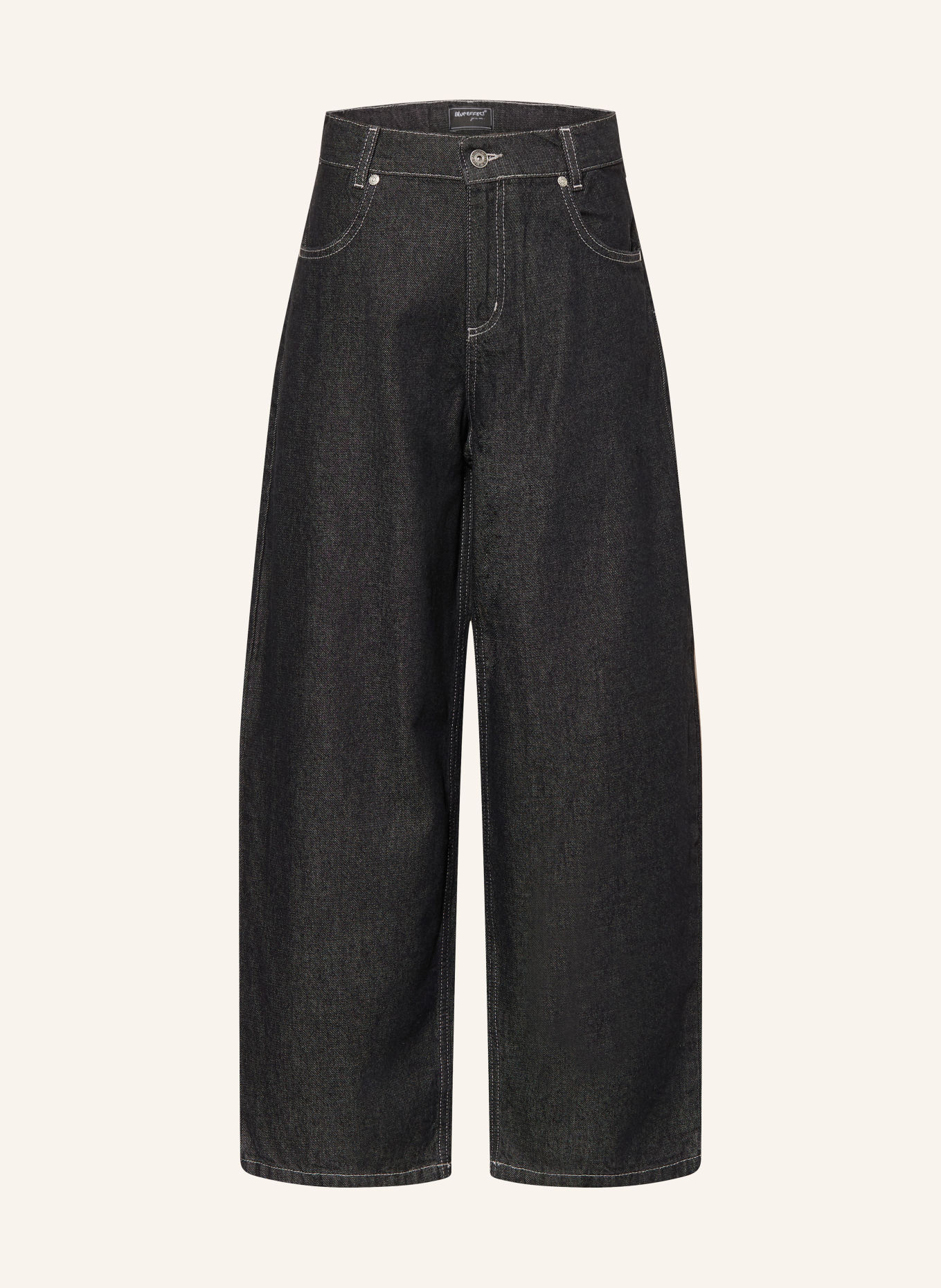 BLUE EFFECT Jeans met baggy pasvorm: 9784 Black Stone Washed