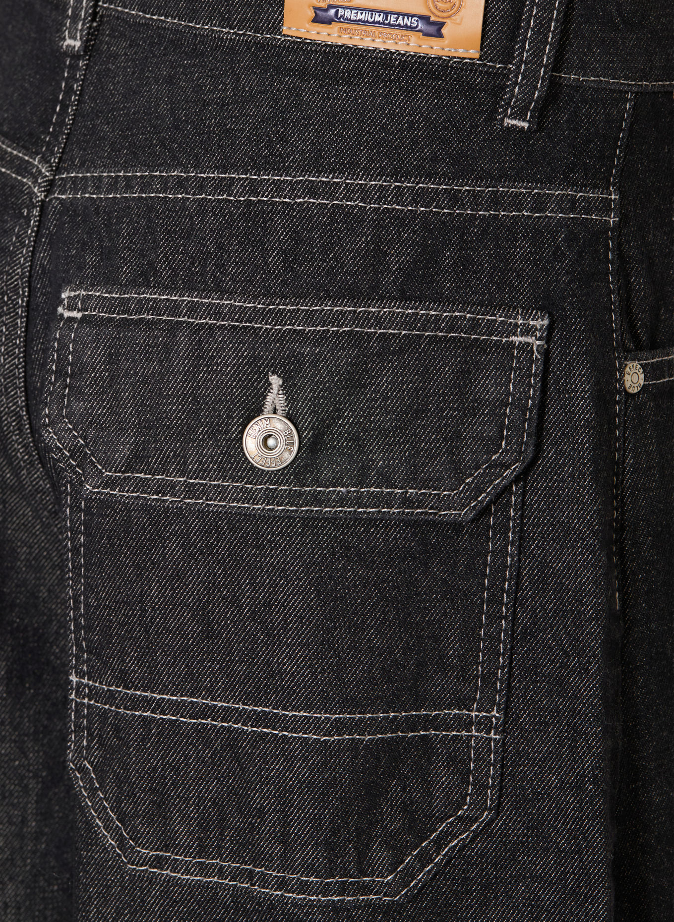 BLUE EFFECT Jeans met baggy pasvorm: 9784 Black Stone Washed