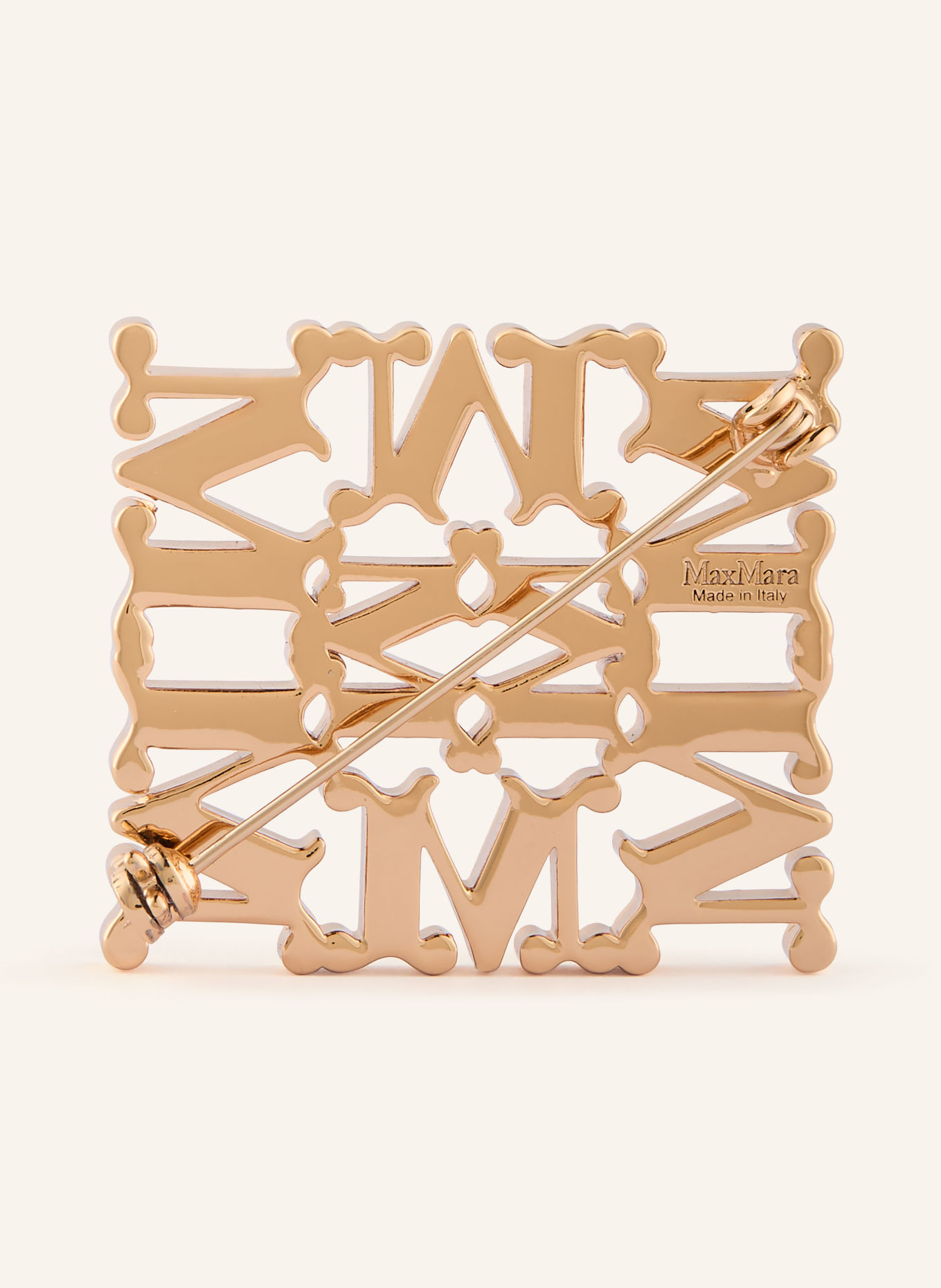 Max Mara PIOPPO Brooch: GOLD