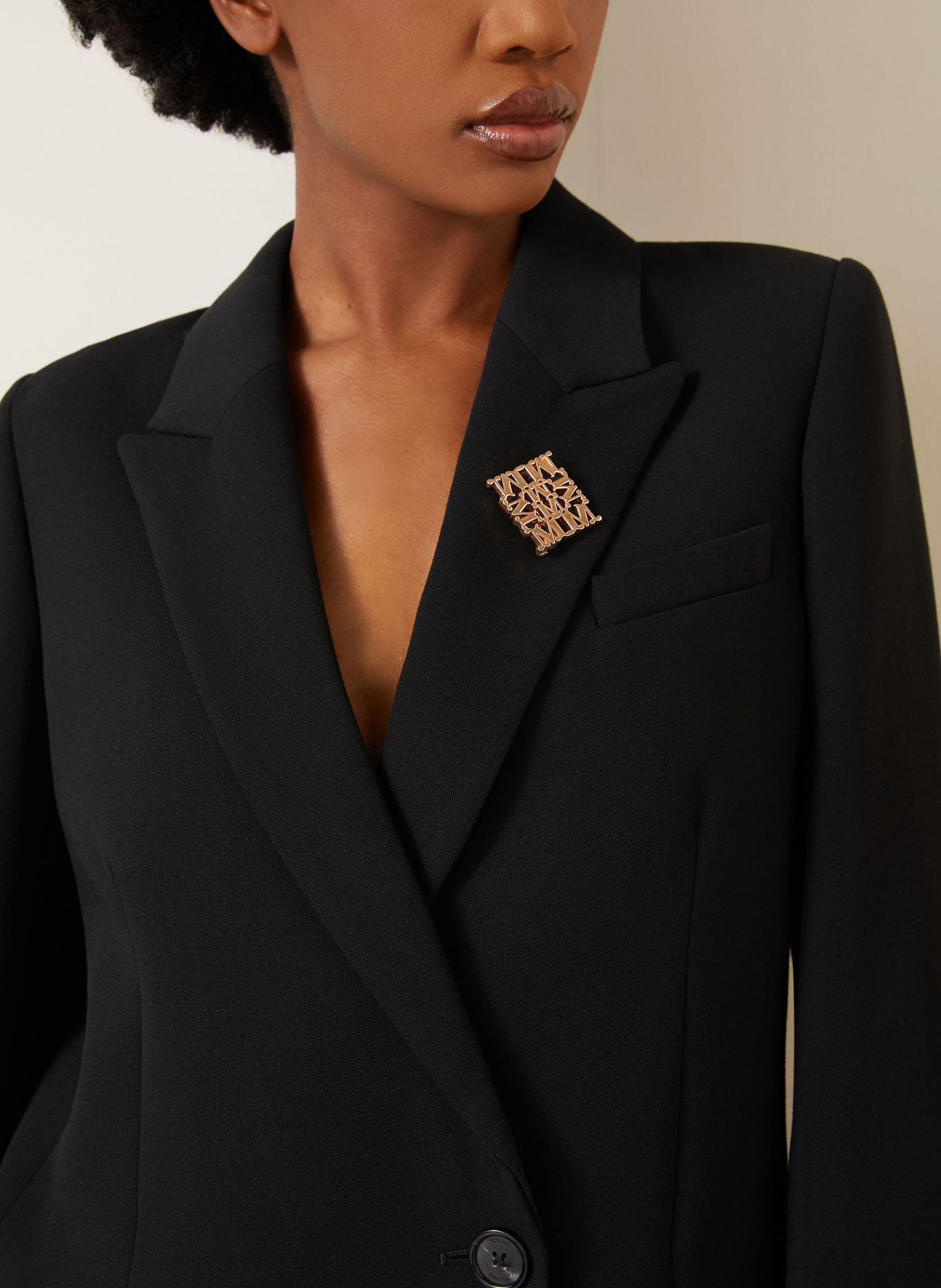 Max Mara PIOPPO Brooch: GOLD