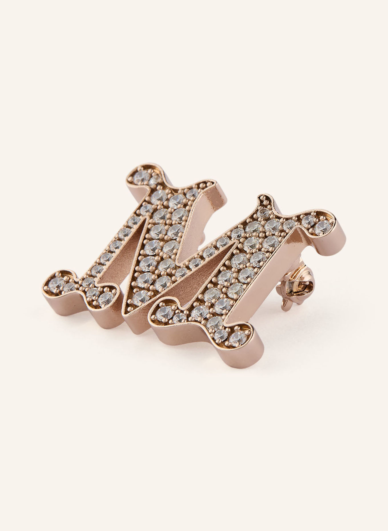 Max Mara FACELLA Brooch: GOLD / WHITE