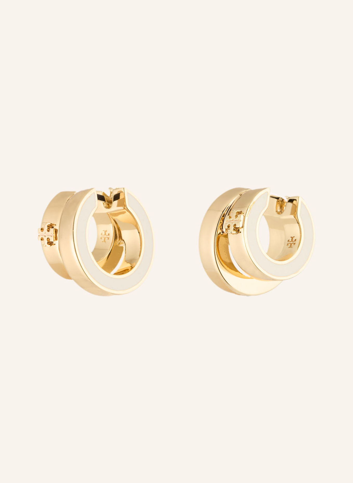 TORY BURCH Creolen ICON: GOLD / WEISS