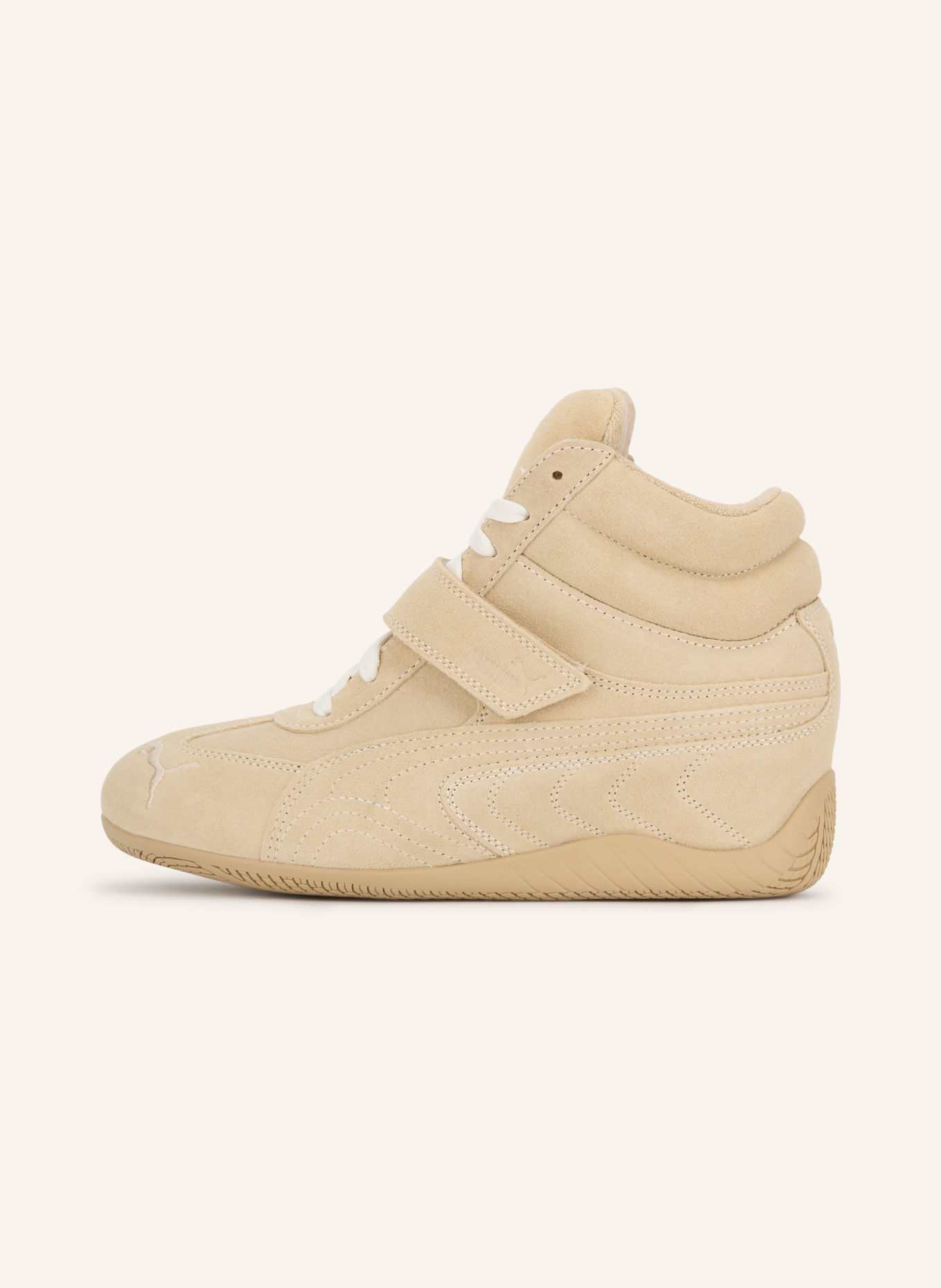 PUMA SPEEDCAT WEDGE Sneakers: BEIGE