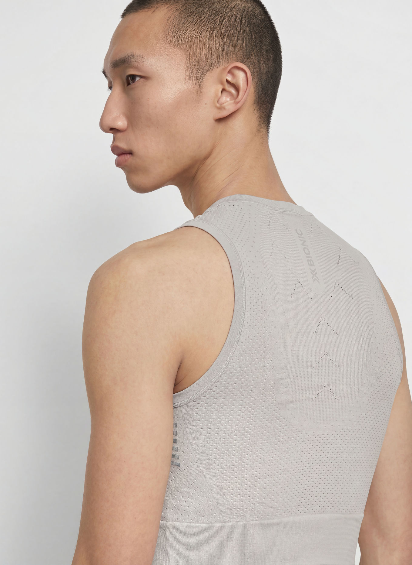 X-BIONIC Funktionswäsche-Top XCEED RIDE UNISEX mit Mesh: HELLGRAU / SILBER