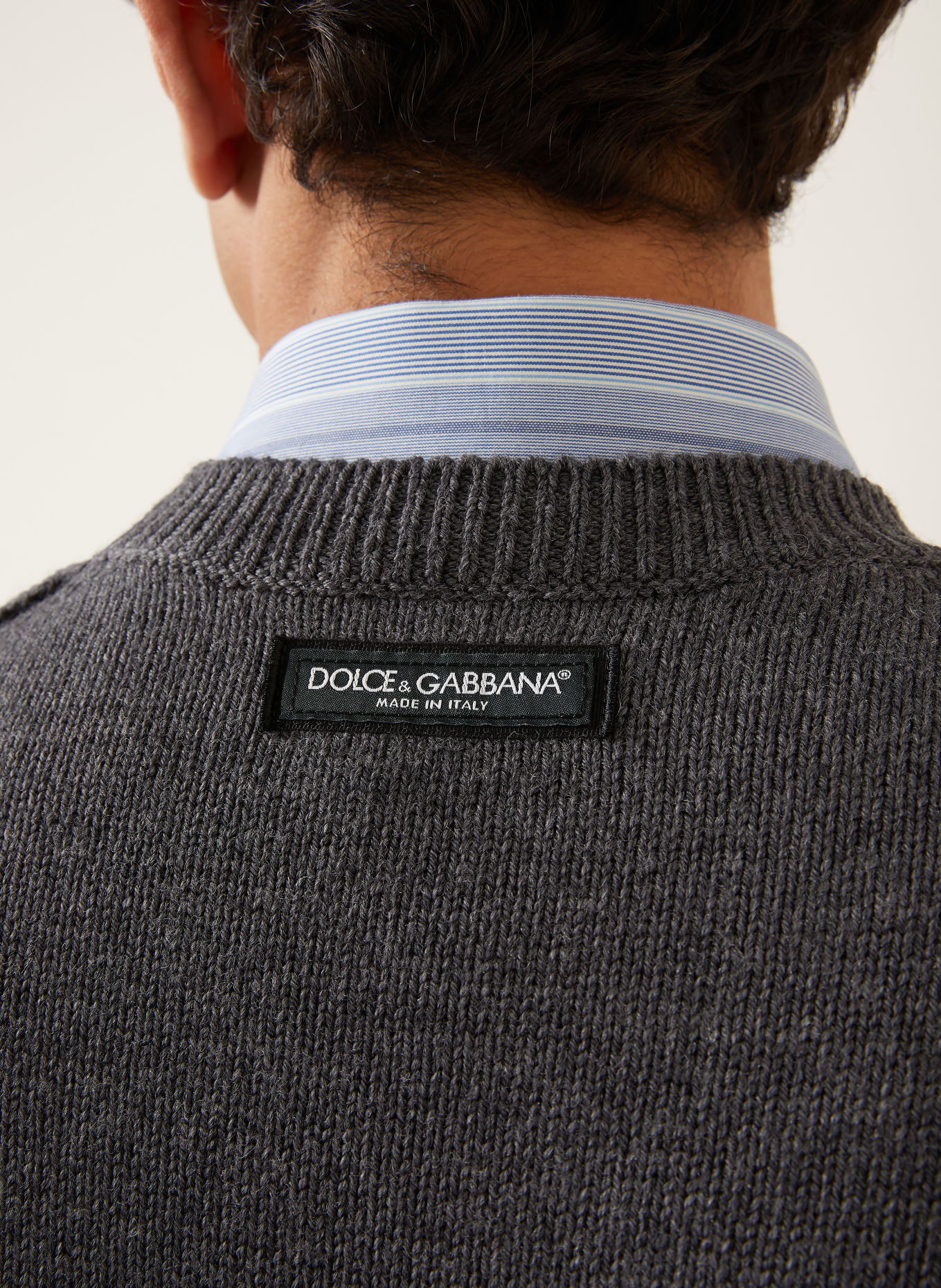 DOLCE & GABBANA Svetry: TMAVĚ ŠEDÁ