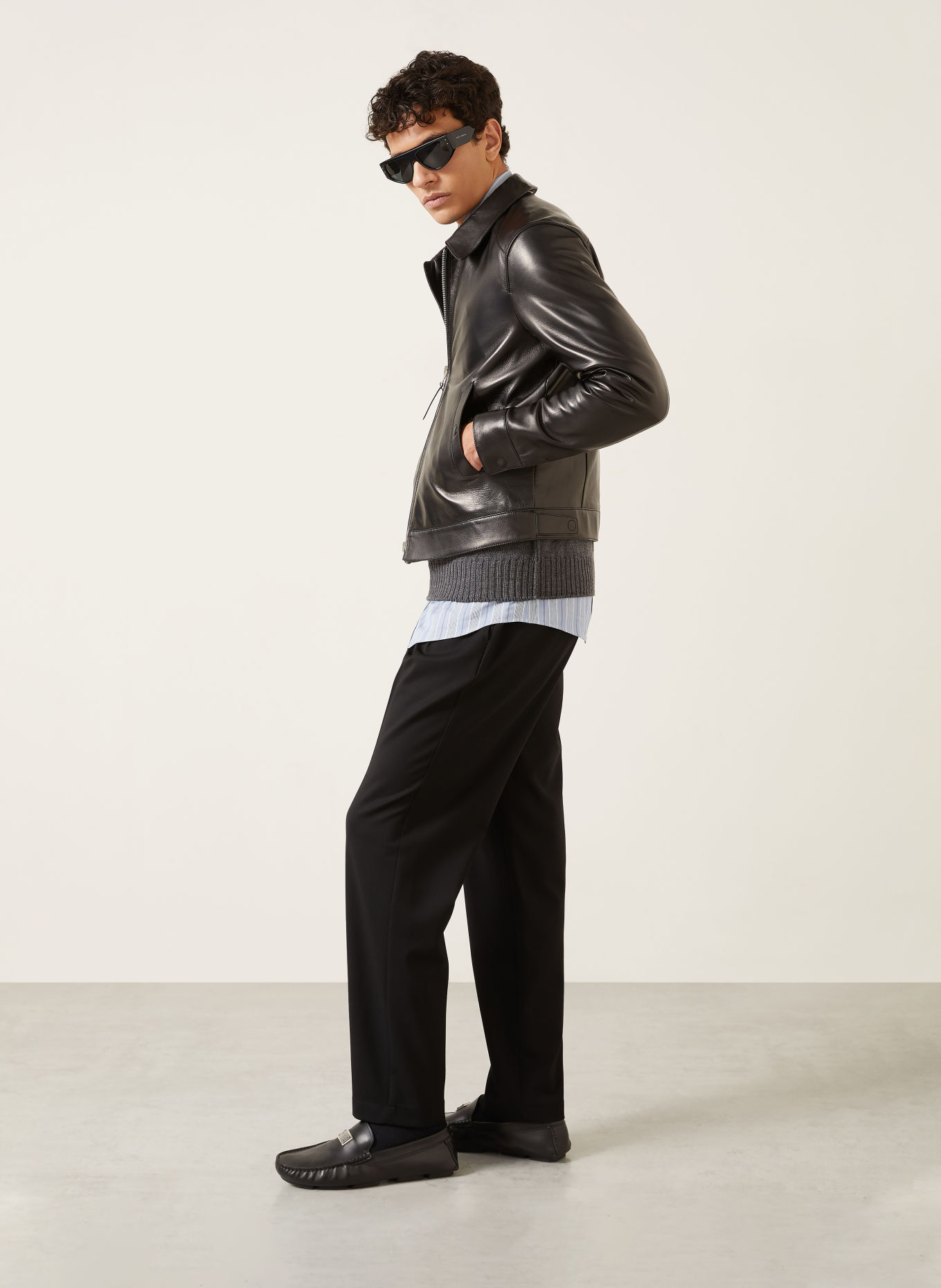 DOLCE & GABBANA Broek in joggingstijl, slim fit: ZWART
