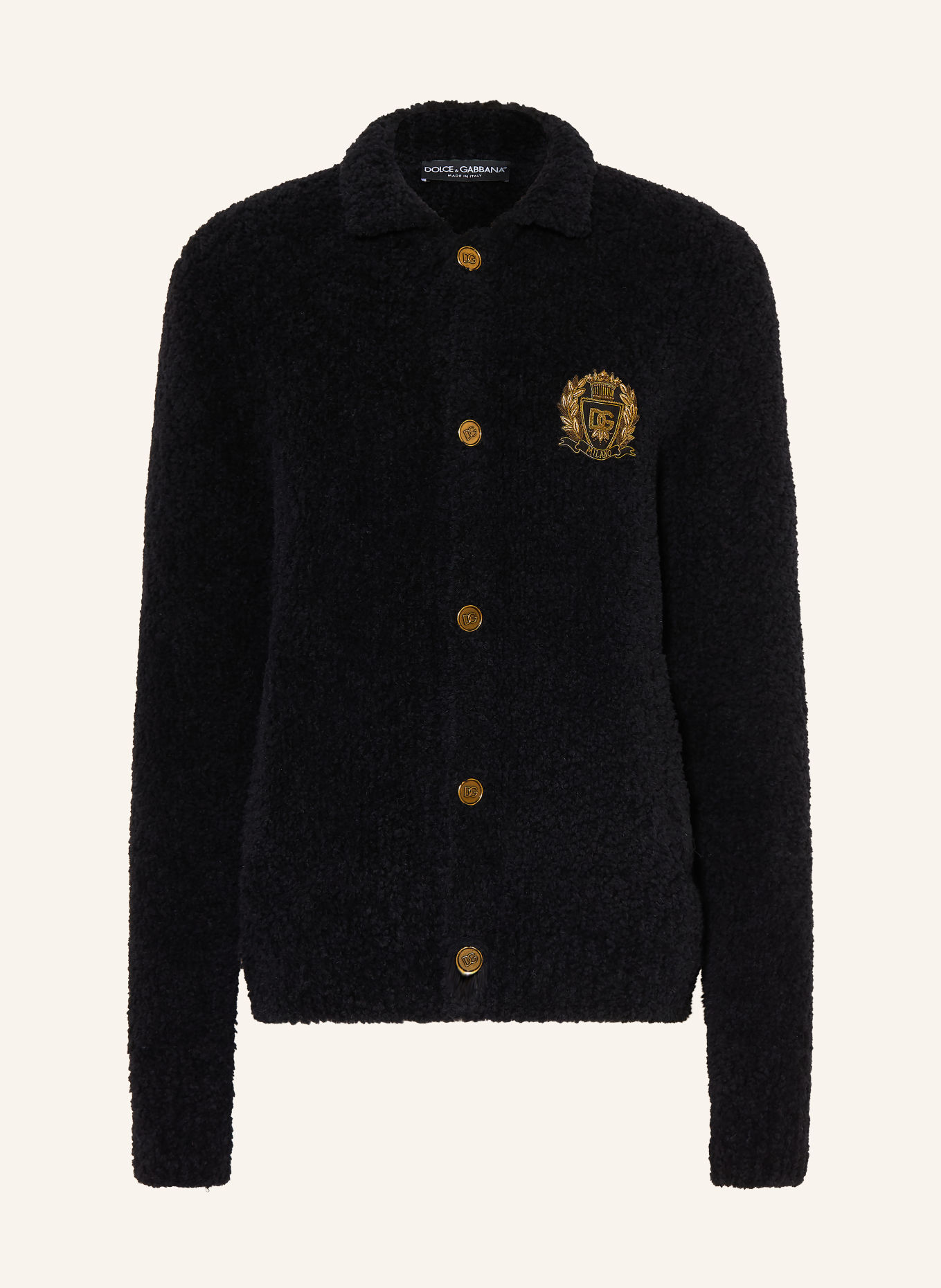 DOLCE & GABBANA Vest met alpaca: ZWART