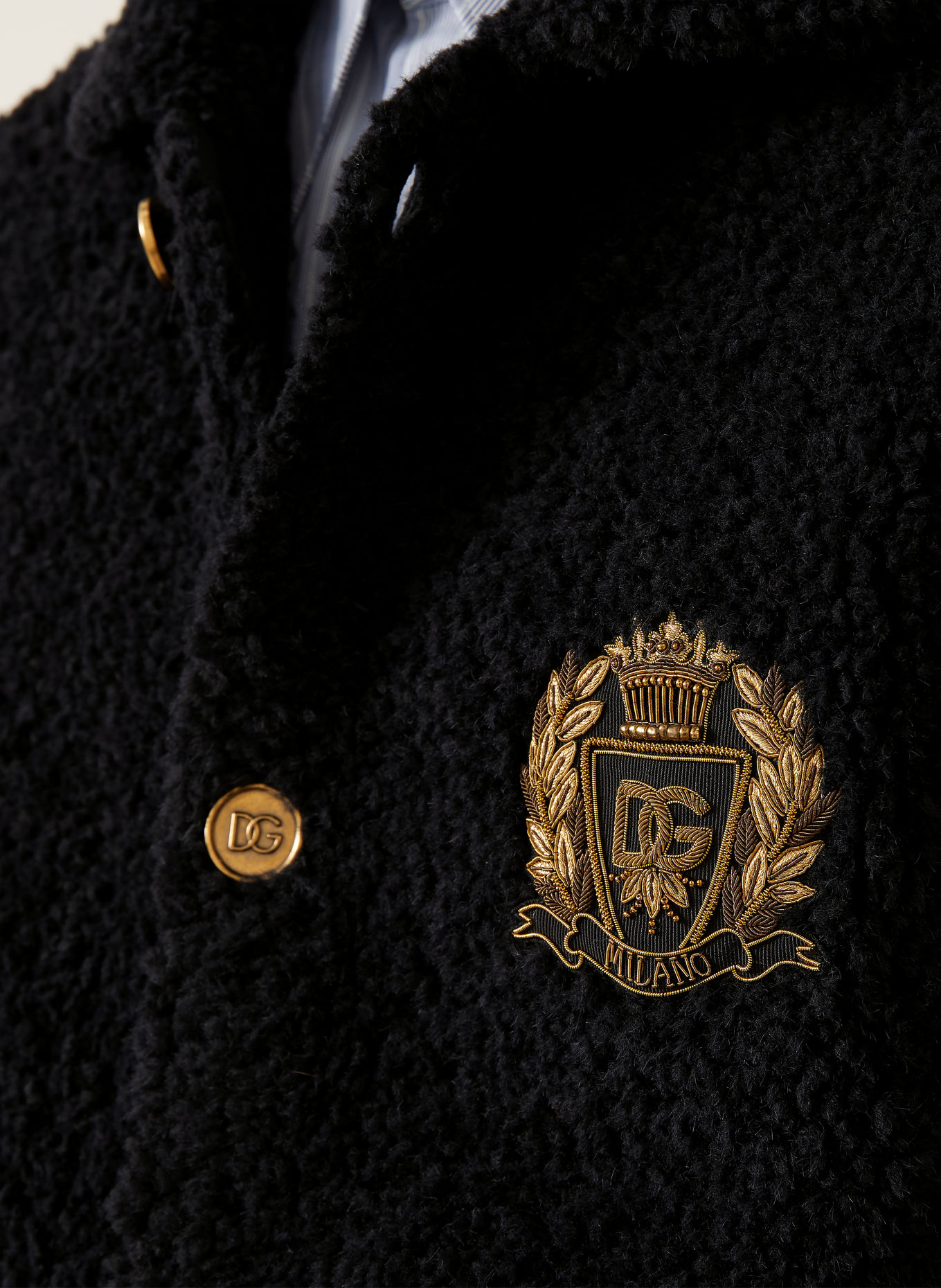 DOLCE & GABBANA Vest met alpaca: ZWART