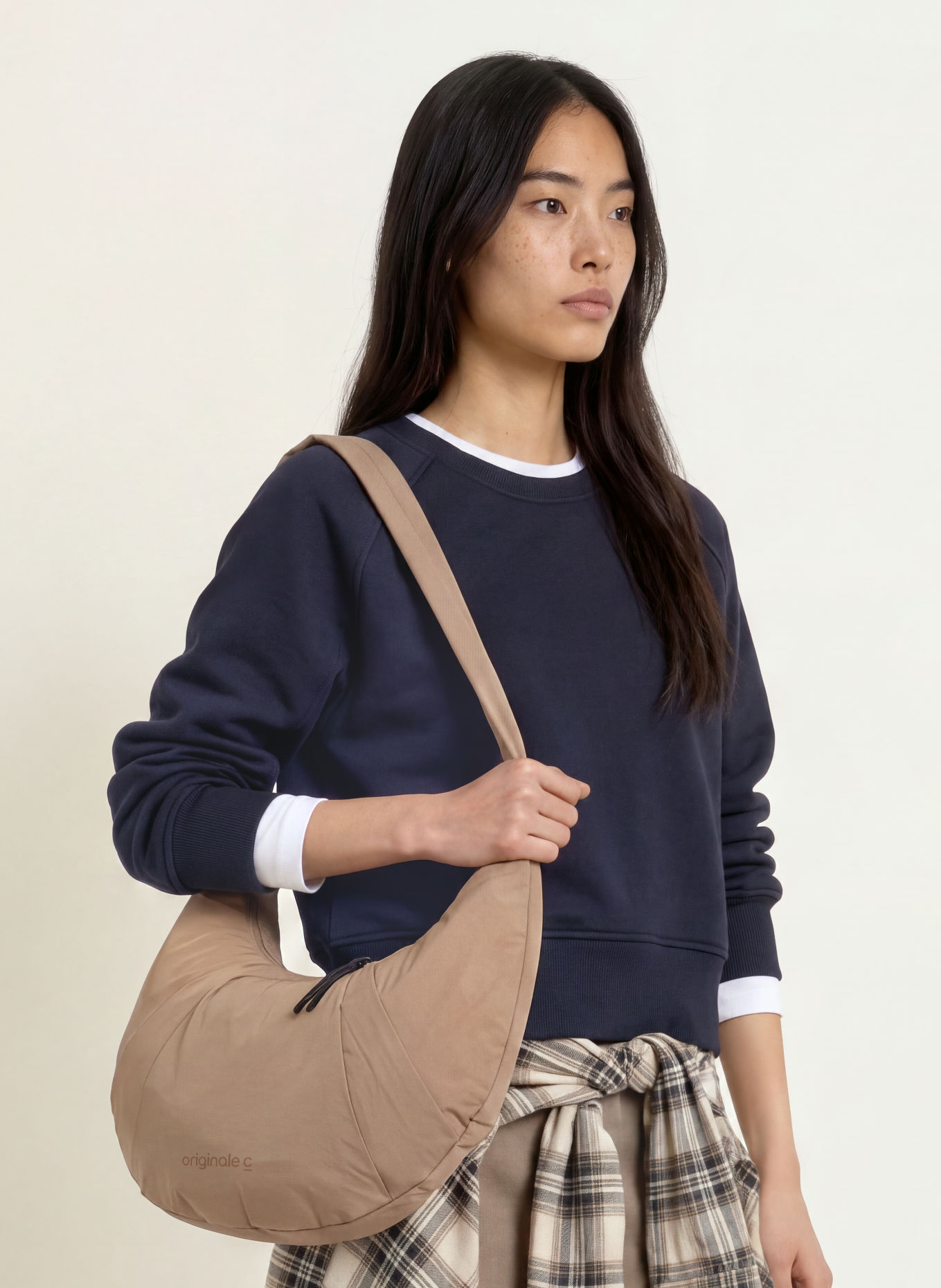 No.1 Como HOUSTON Bucket bag: TAUPE
