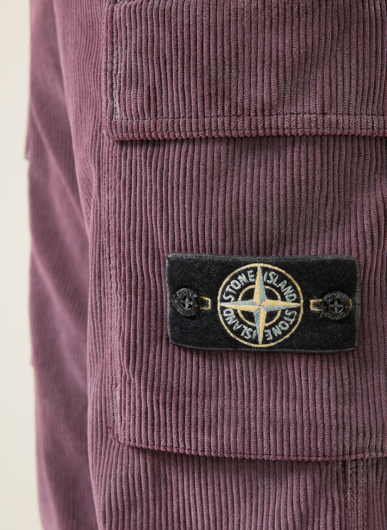 STONE ISLAND Cargohose aus Cord: ALTROSA