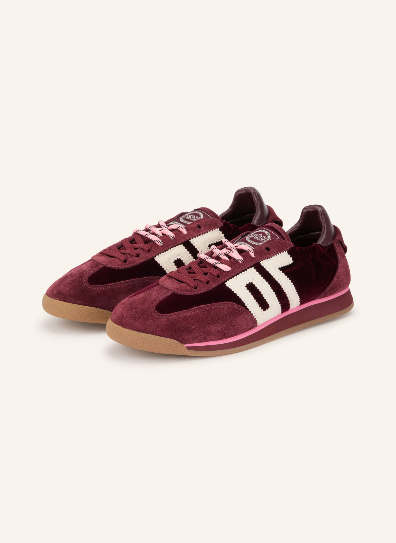 BACK 70 Sneaker ROCKET: DUNKELROT / WEISS