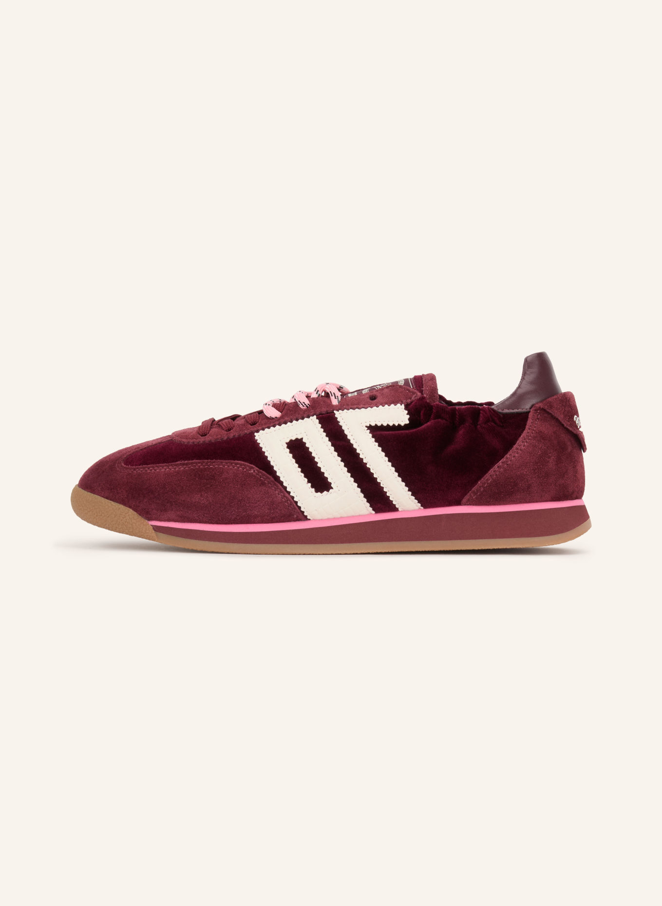 BACK 70 Sneaker ROCKET: DUNKELROT / WEISS