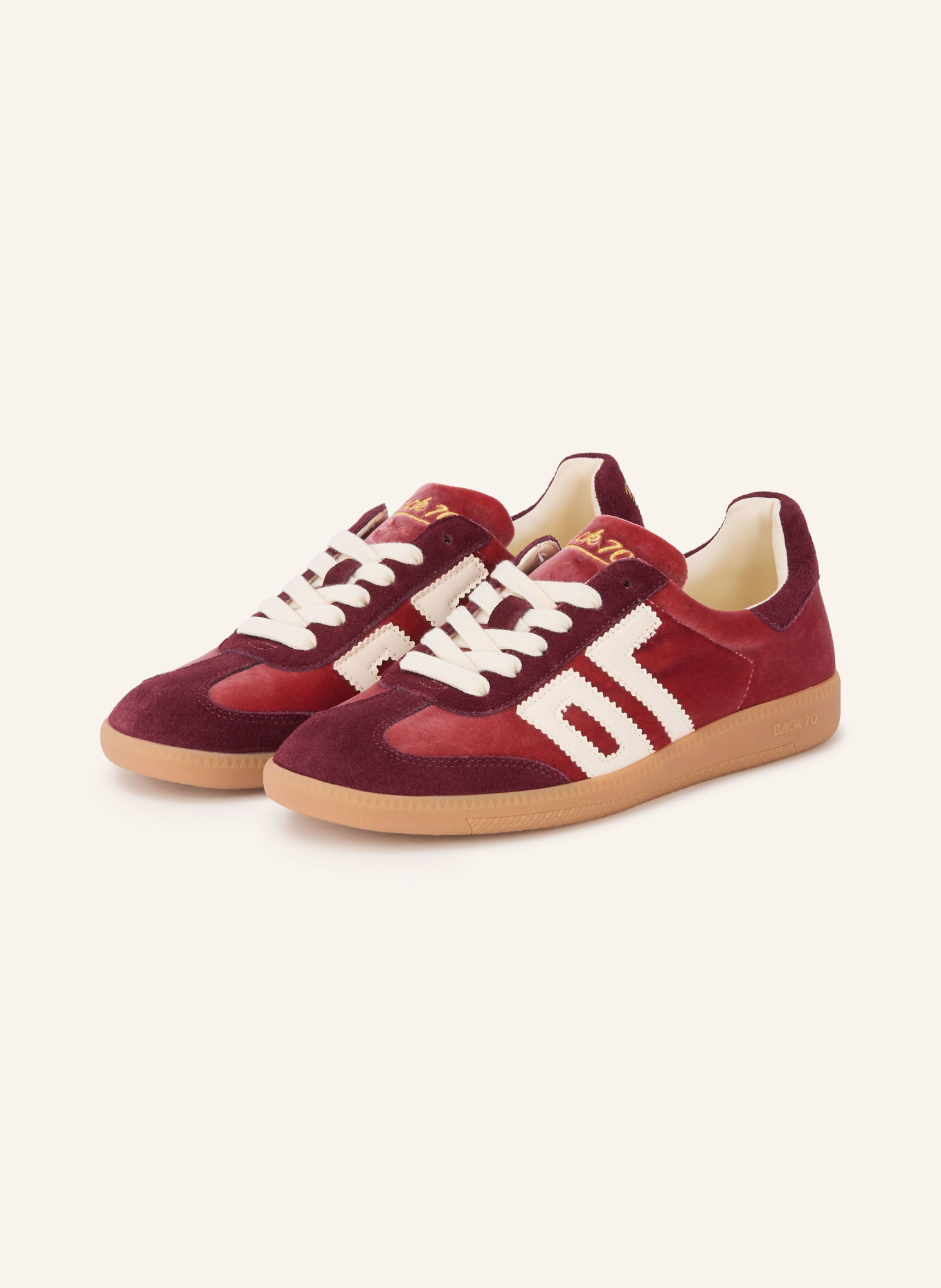 BACK 70 Sneaker CLOUD: DUNKELROT / HELLROT / WEISS