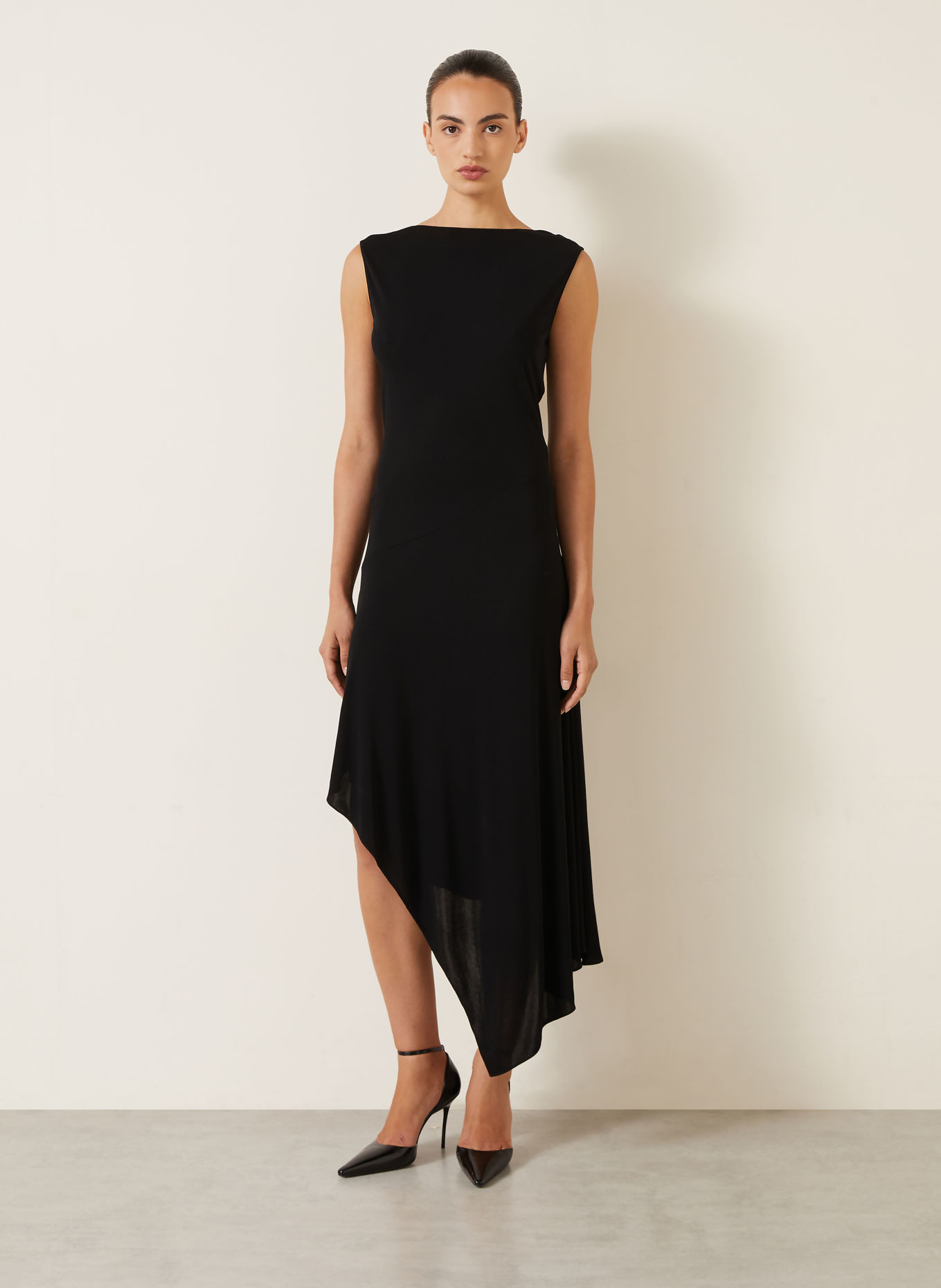 ALAÏA Cocktailjurk van jersey: ZWART