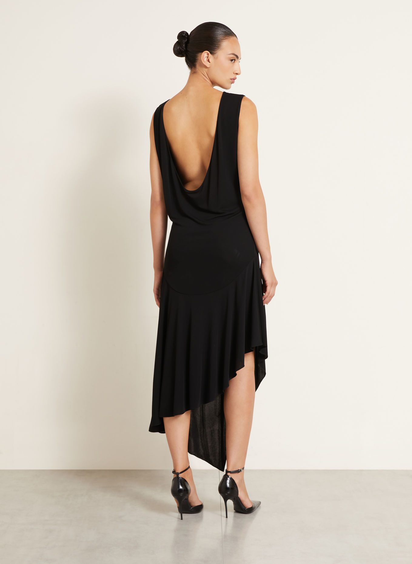 ALAÏA Cocktailjurk van jersey: ZWART