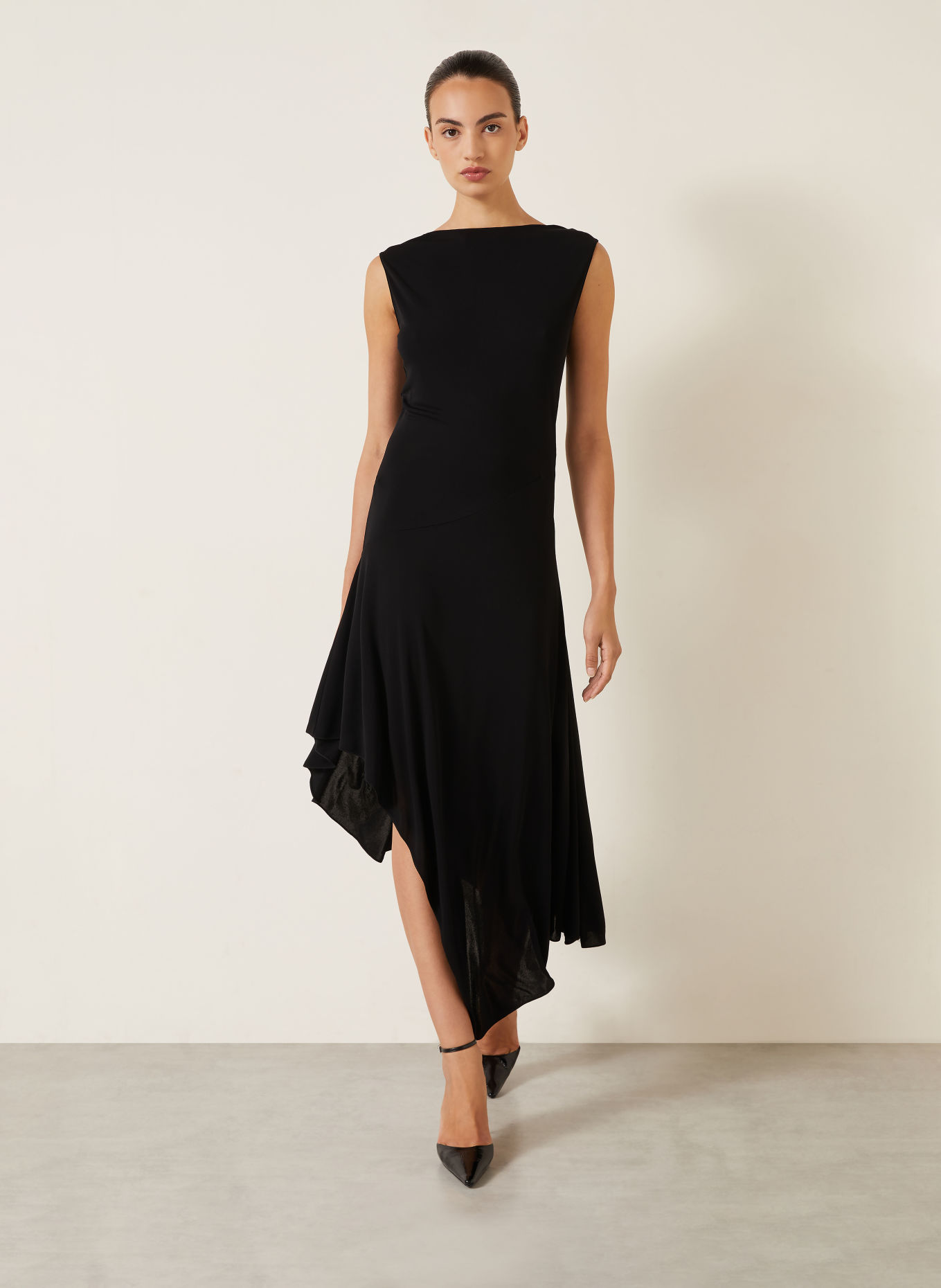 ALAÏA Cocktailjurk van jersey: ZWART
