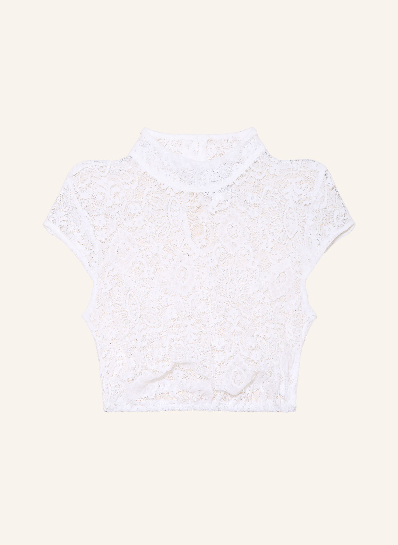 Hammerschmid Dirndlbluse BABSI aus Spitze: WEISS