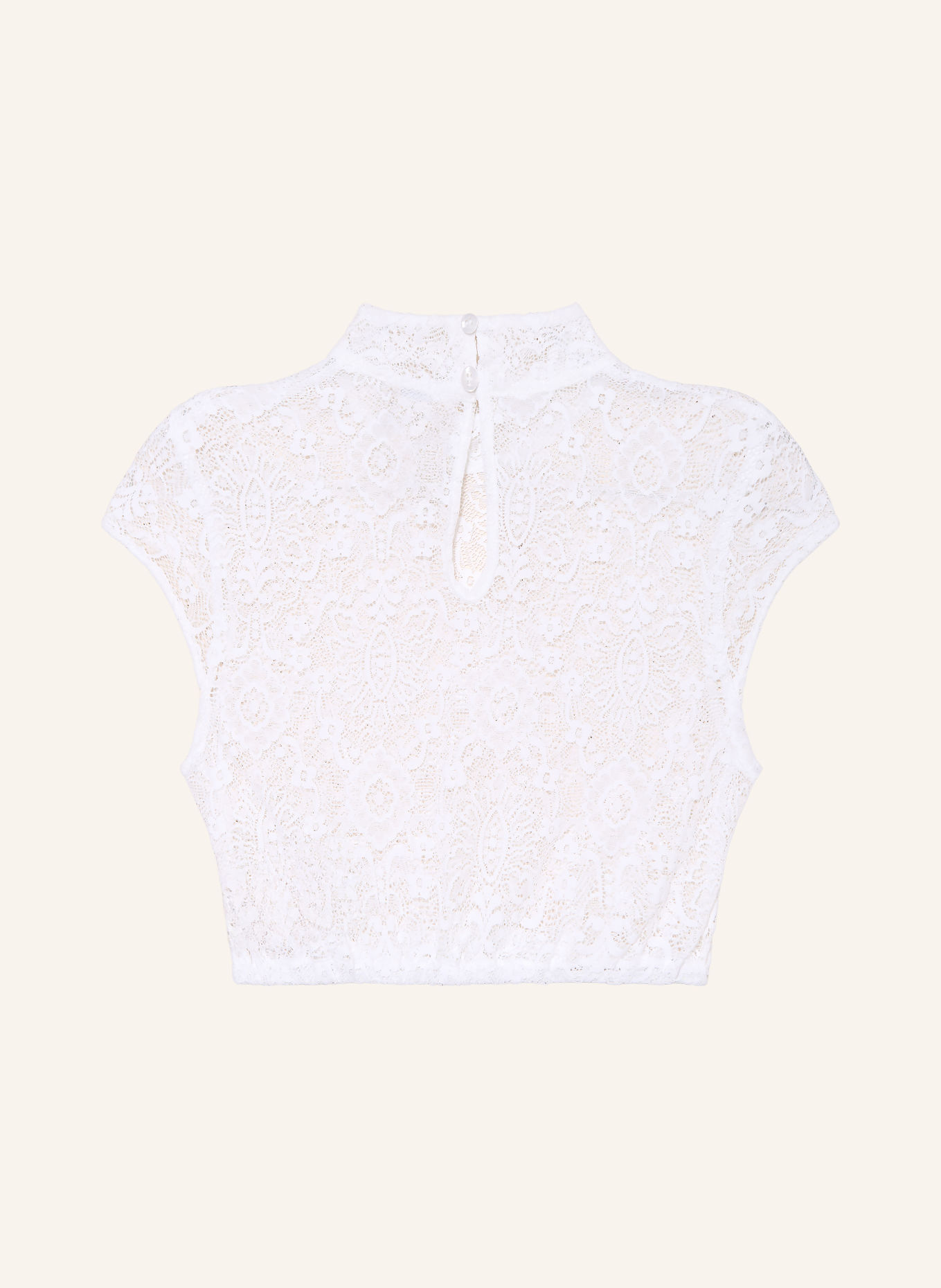 Hammerschmid Dirndlbluse BABSI aus Spitze: WEISS