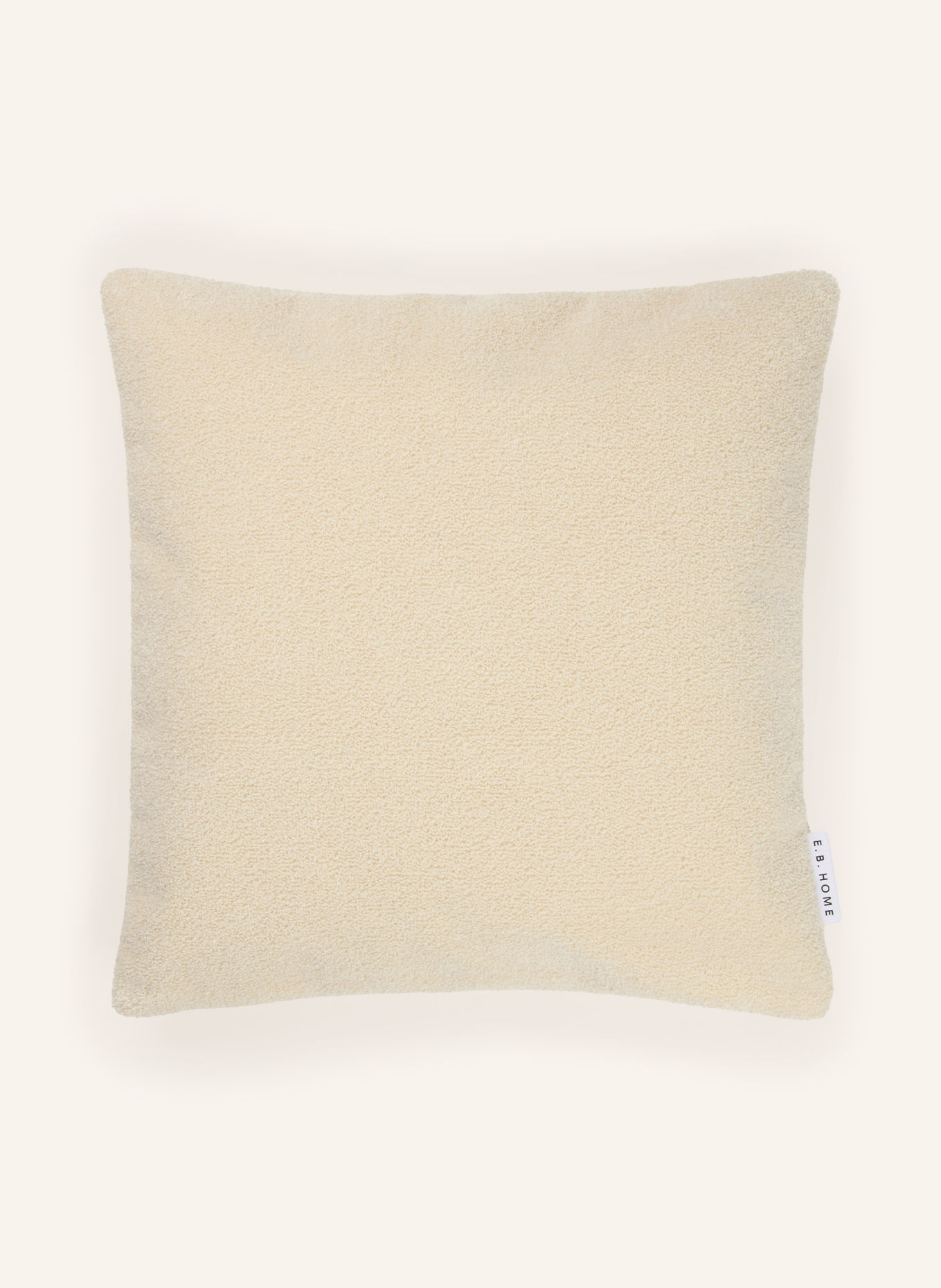 EB HOME Pyntepudebetræk i frotté: CREME / RØD / SORT