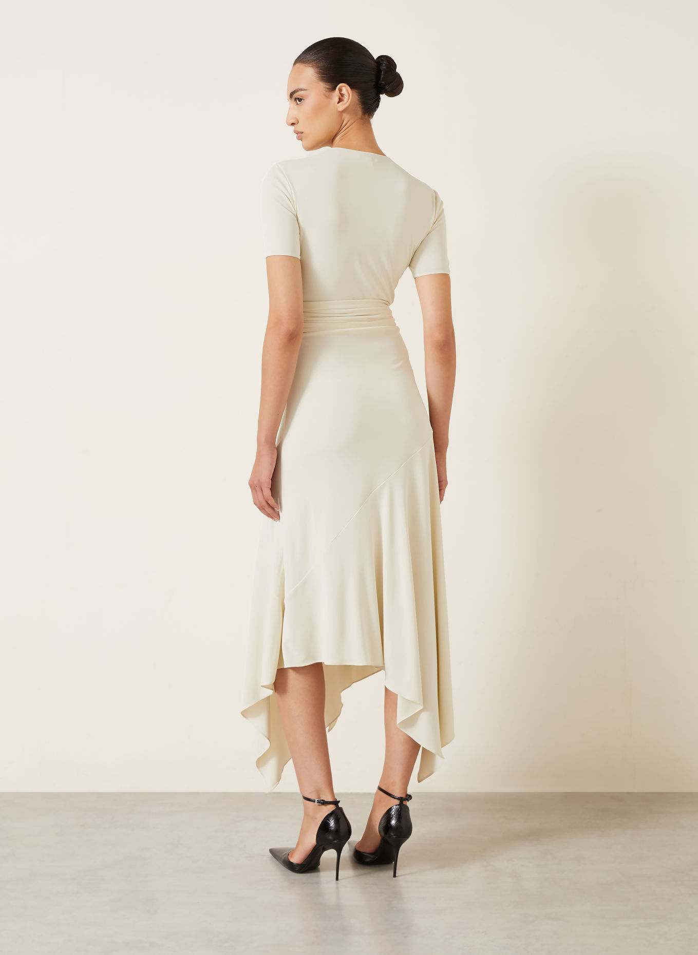 ALAÏA Jerseyjurk: CRÈME
