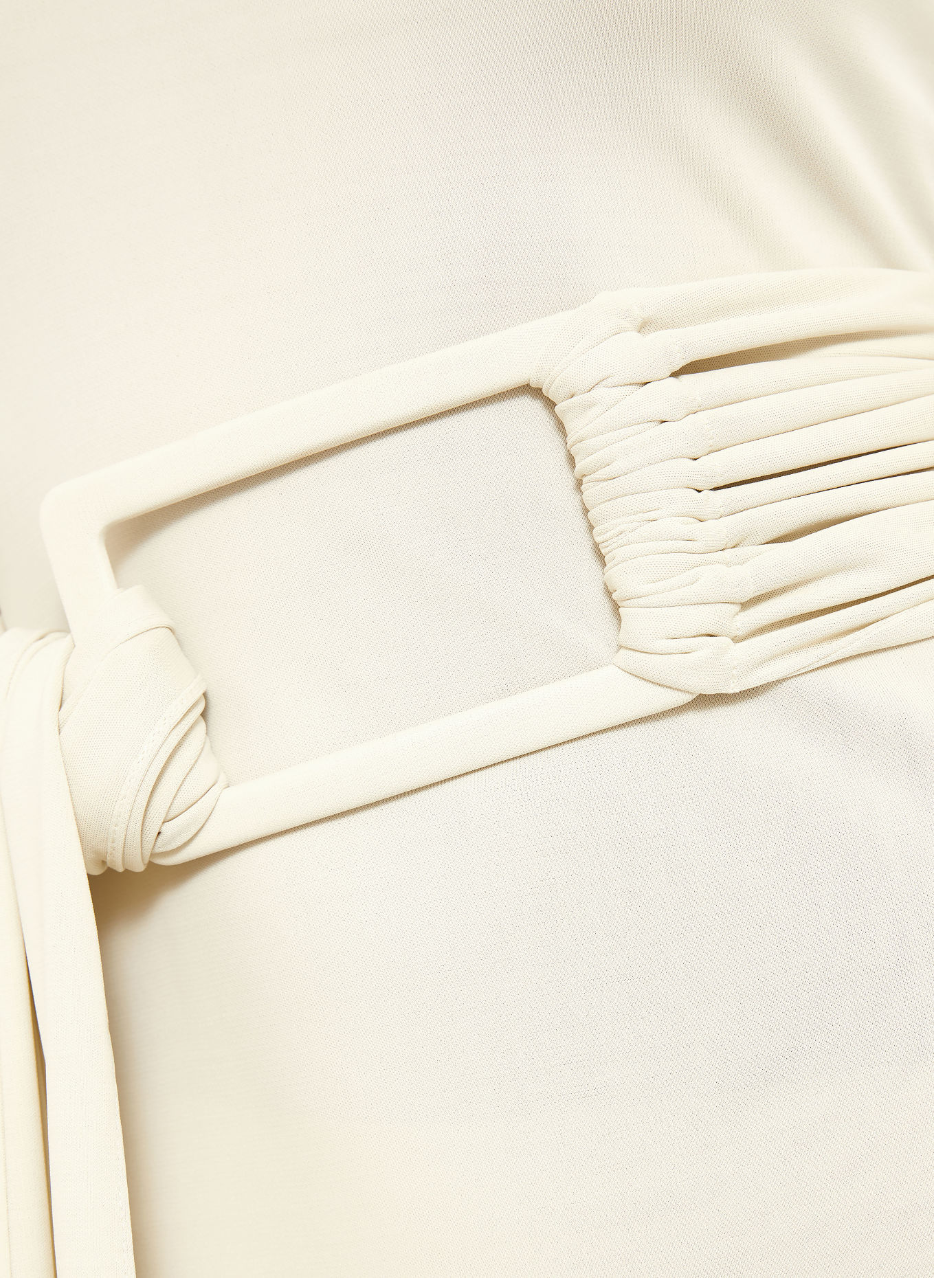 ALAÏA Jerseyjurk: CRÈME