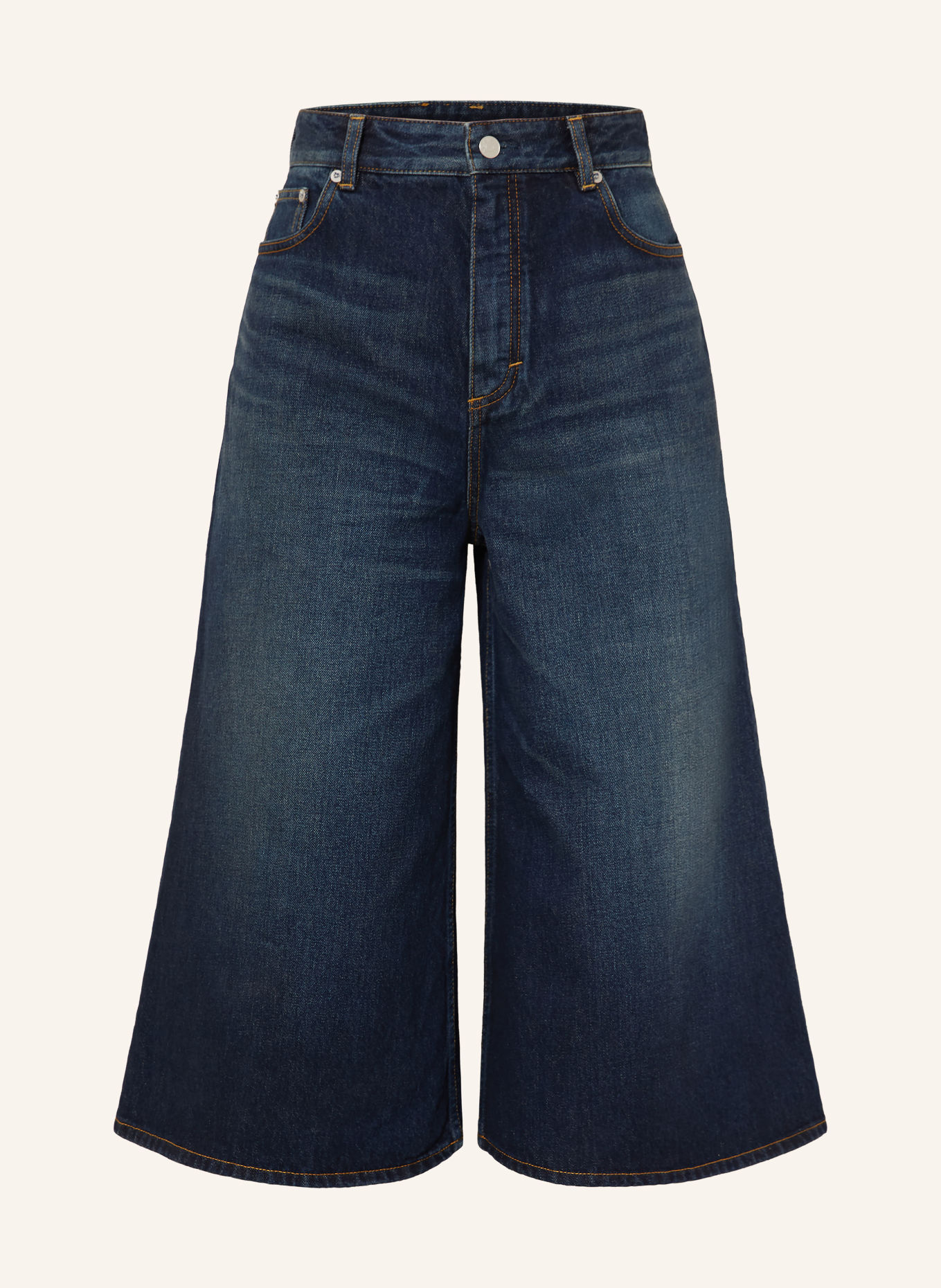 ALAÏA 3/4-jeans PALAZZO: MØRKEBLÅ
