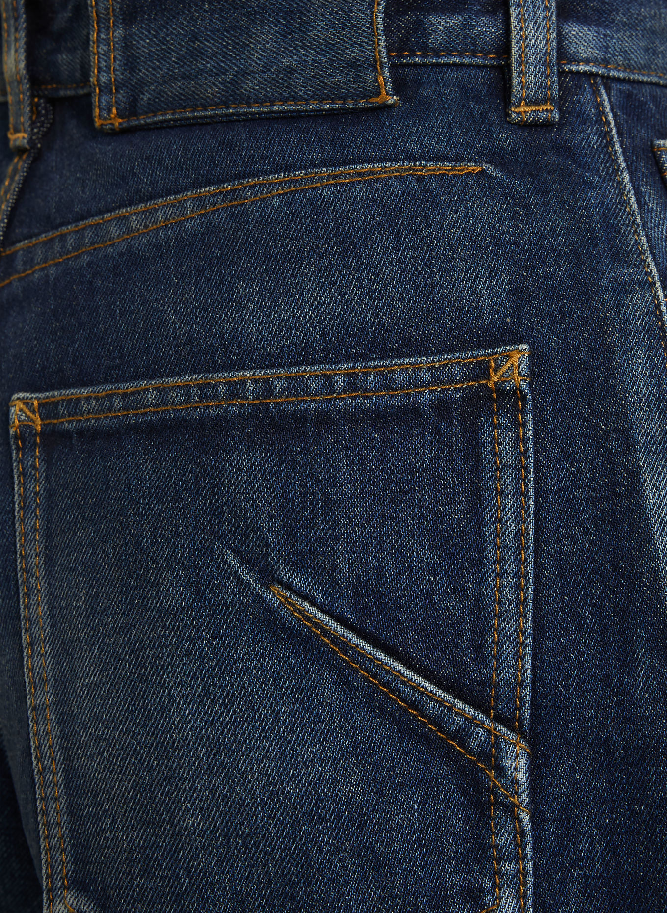 ALAÏA 3/4-jeans PALAZZO: MØRKEBLÅ