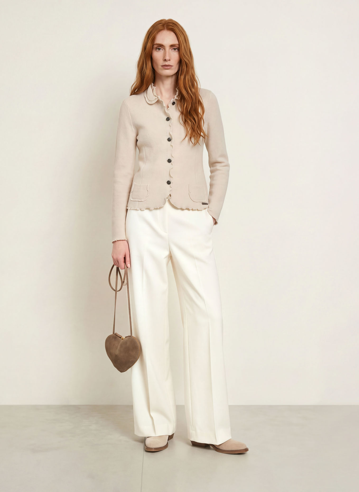 Hammerschmid Strickjacke BADEMN: ECRU