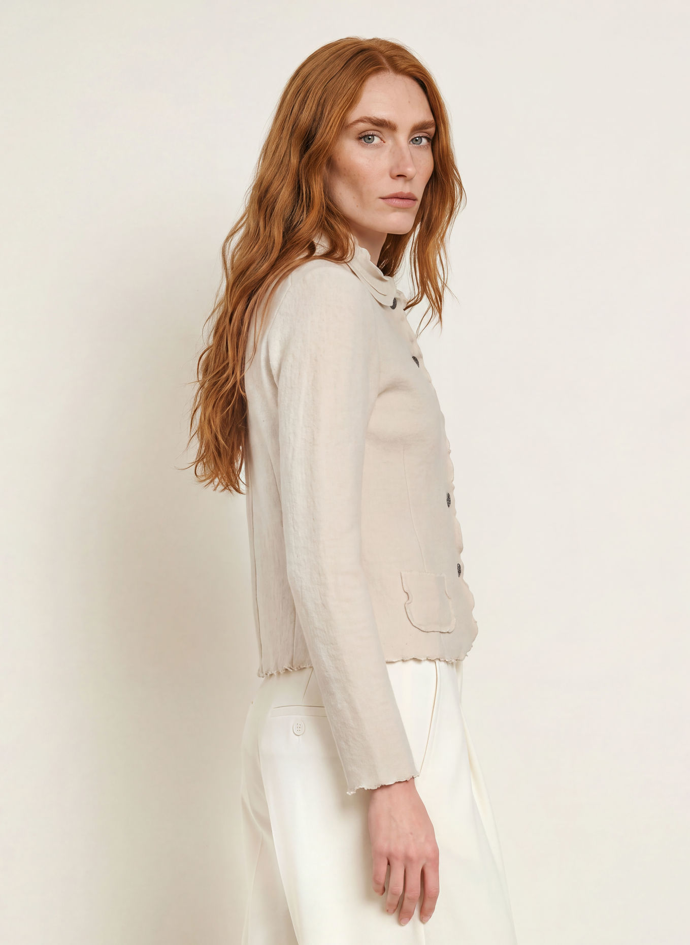 Hammerschmid Strickjacke BADEMN: ECRU