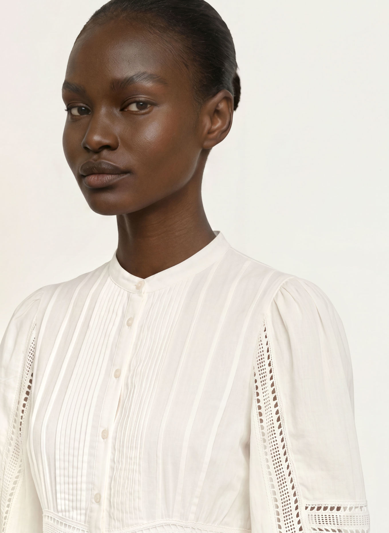 ULLA JOHNSON Jurk ELYSIA: WIT